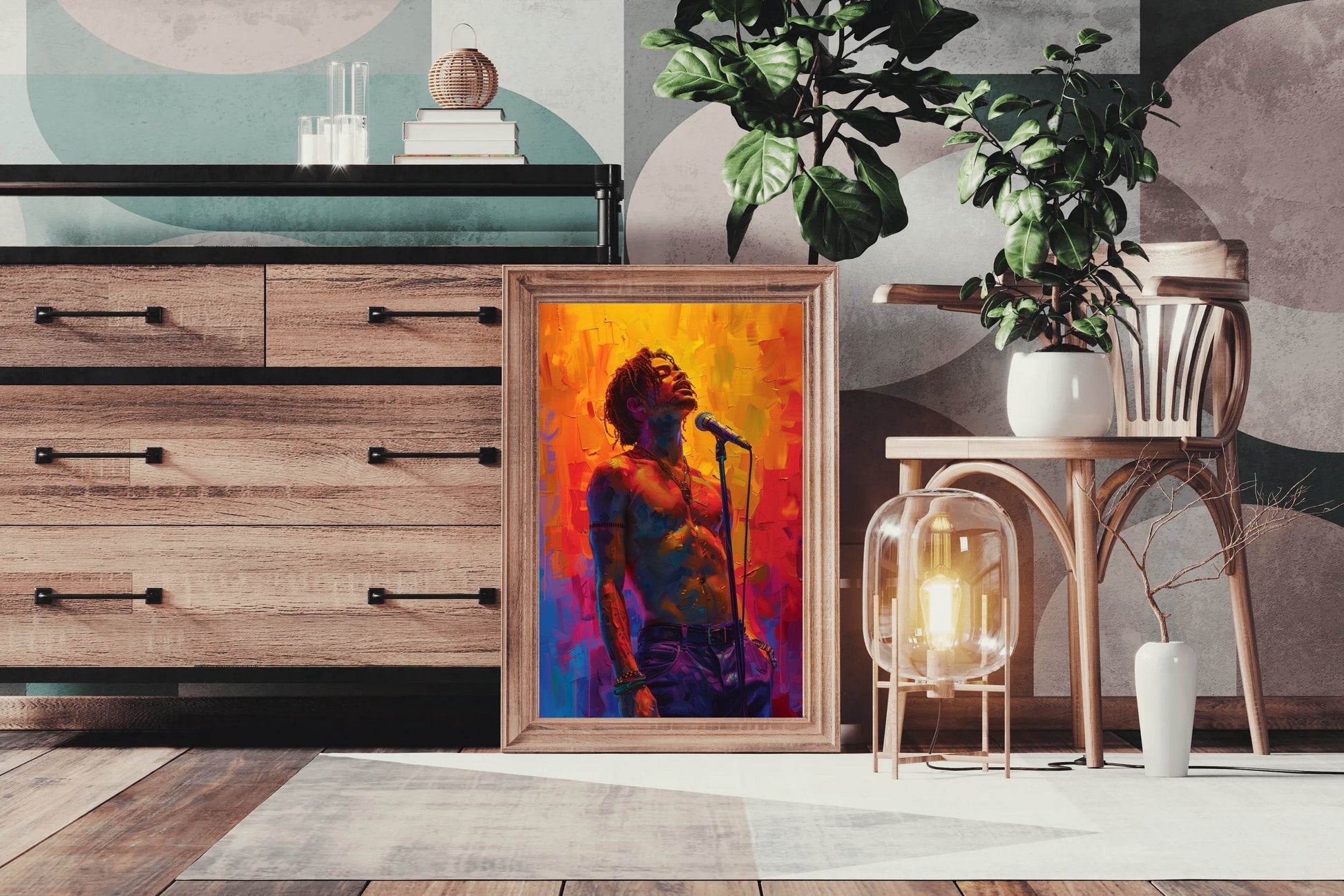 Drag King Performing Wall Art - beink online art store