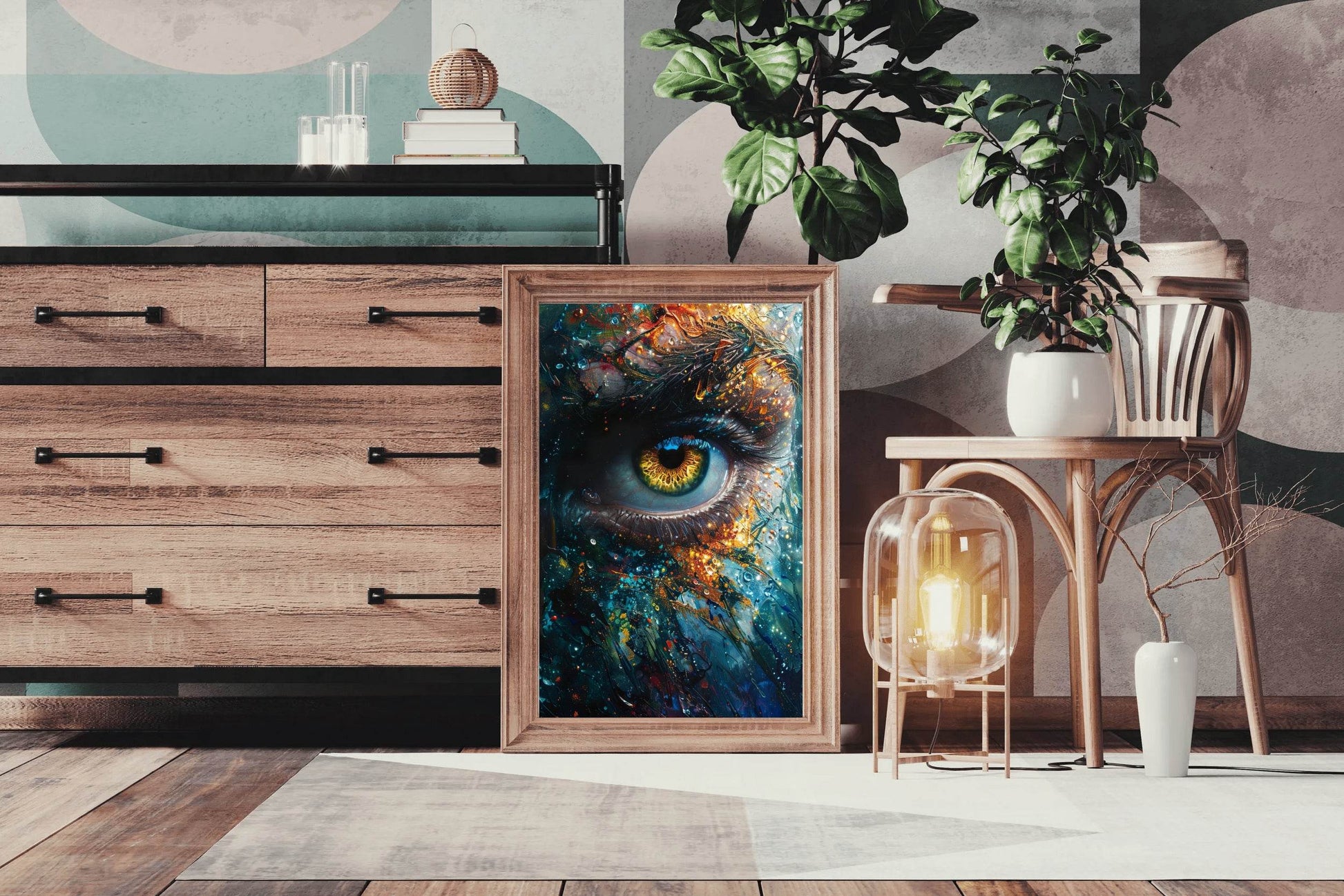 Cosmic Eye Digital Art - beink online art store