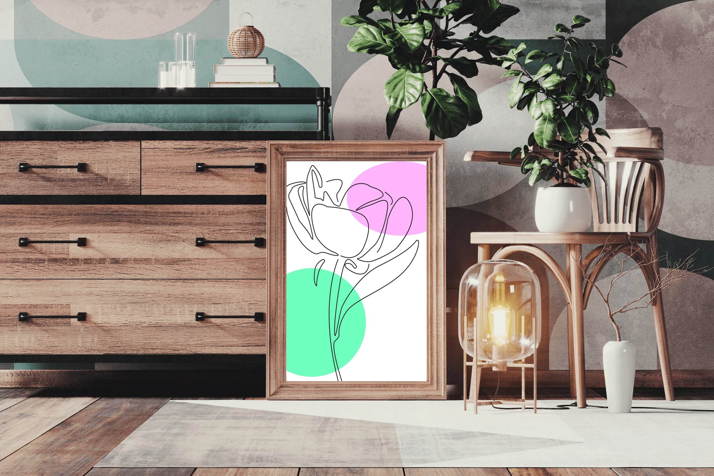 Painting Beautiful Rose Wall Art - beink online art store