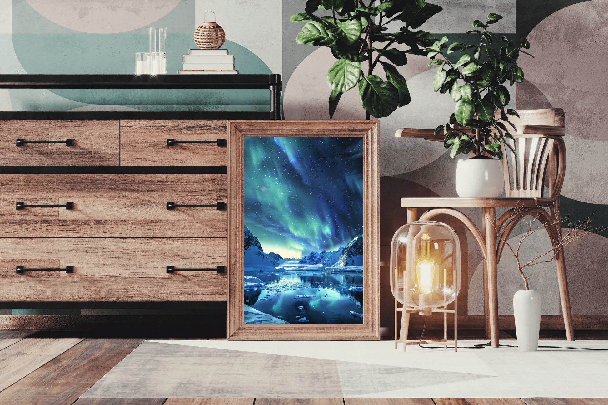 Arctic Aurora Wall Art - beink online art store