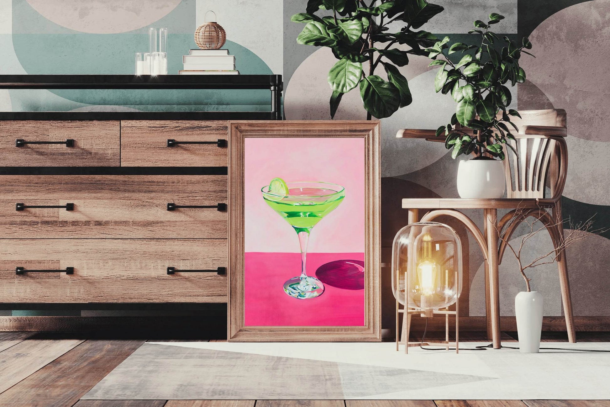 Refreshing Cocktail Margarita Wall Art - beink online art store