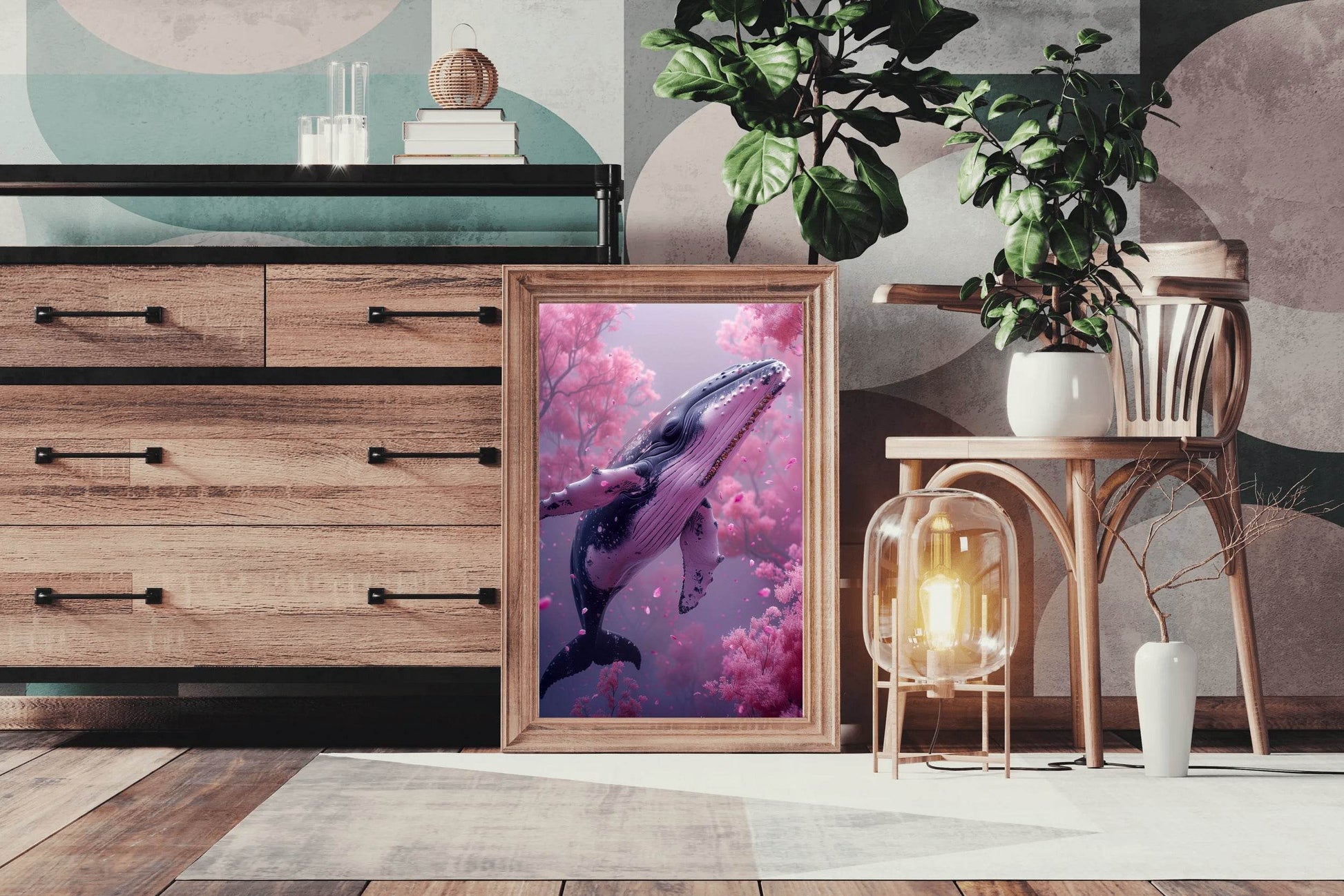 Whale Fantasy Picture Wall Art - beink online art store