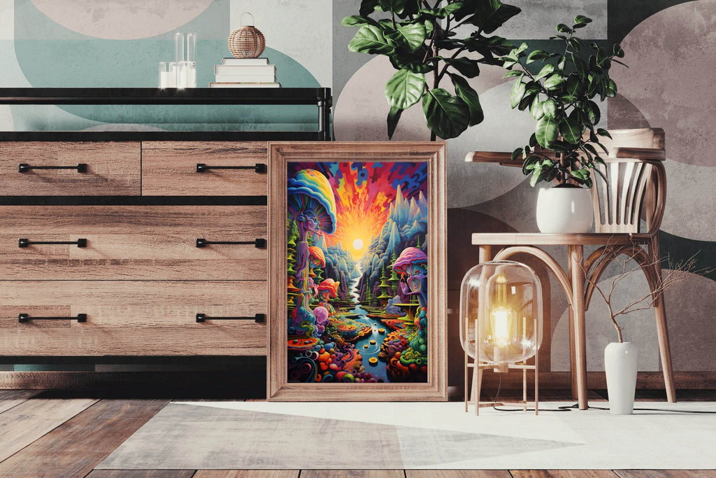 Kayas Collection Abstract Psychedelic Wall Art - beink online art store