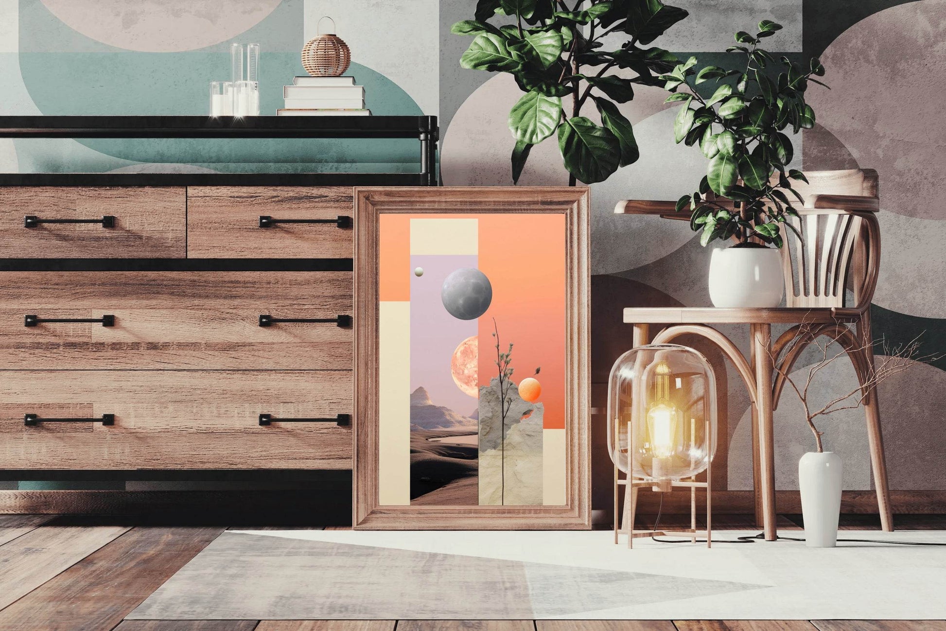 Sunset Abstract Wall Art - beink online art store