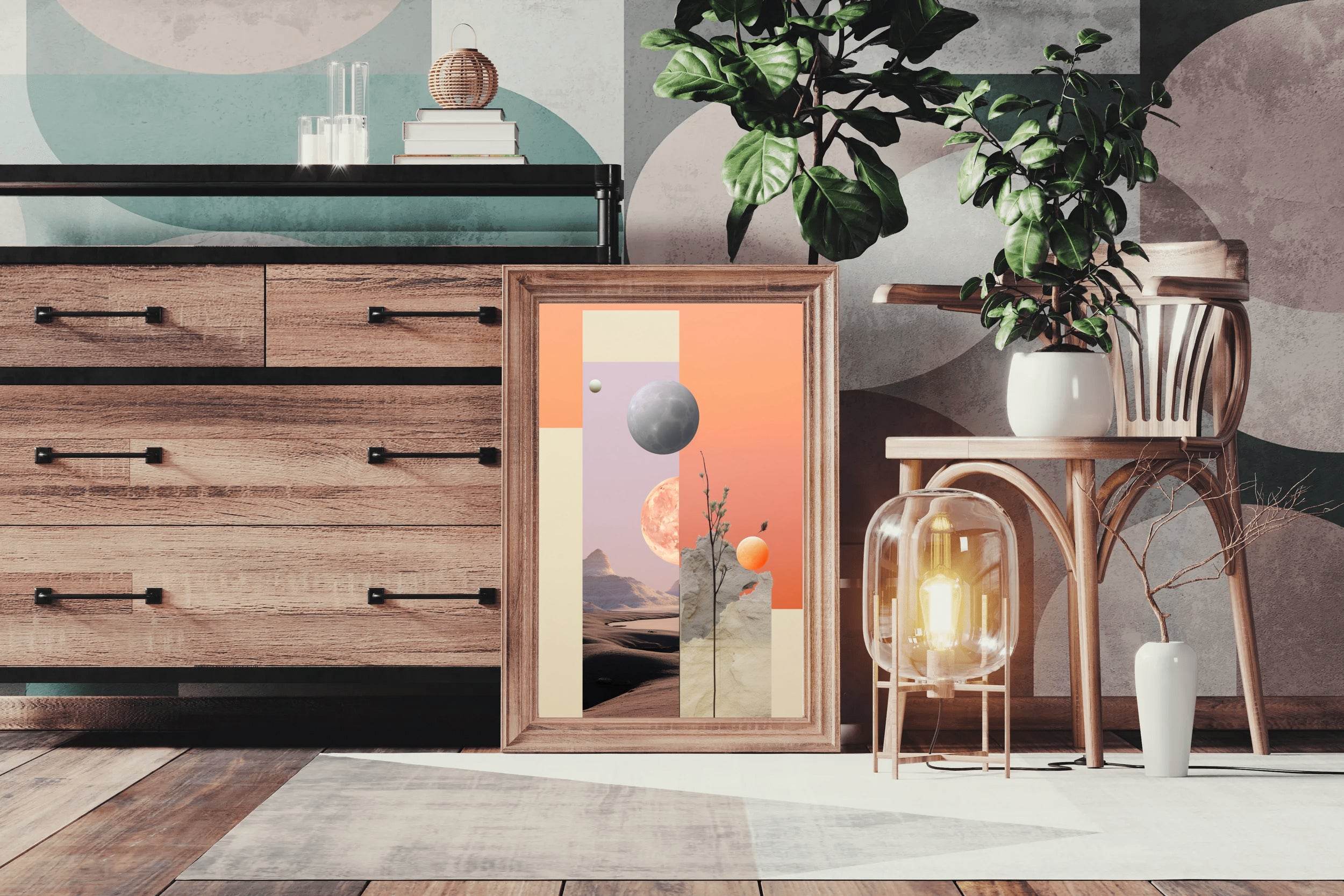 Sunset Abstract Wall Art - beink online art store
