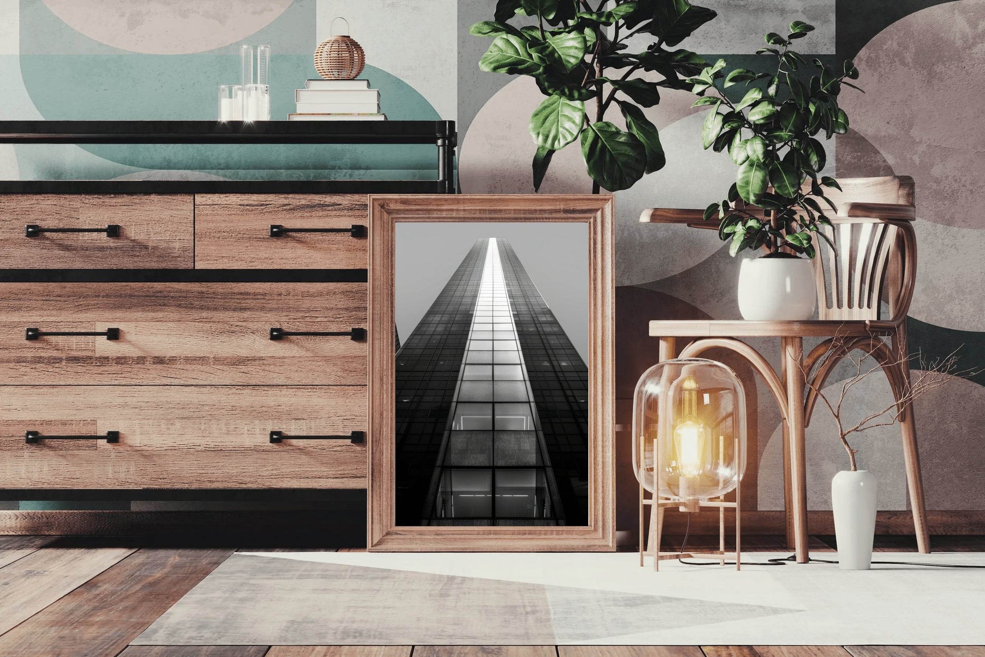 Glass Tower Wall Art - beink online art store