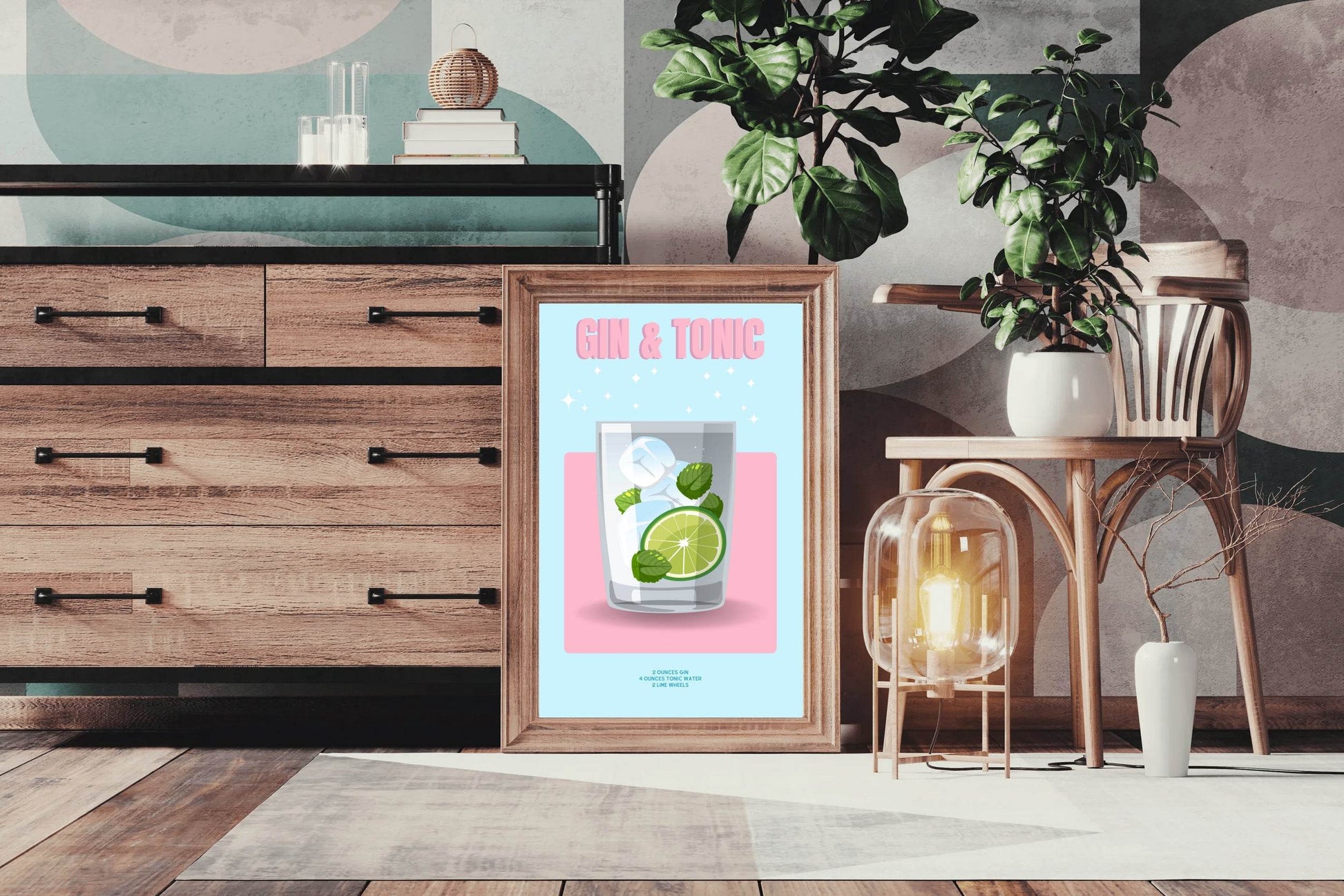 Gin Tonic Wall Art - beink online art store