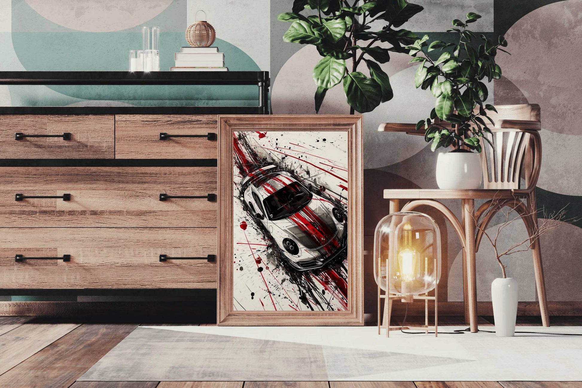 Porsche 911 Hyper-Real Wall Art - beink online art store