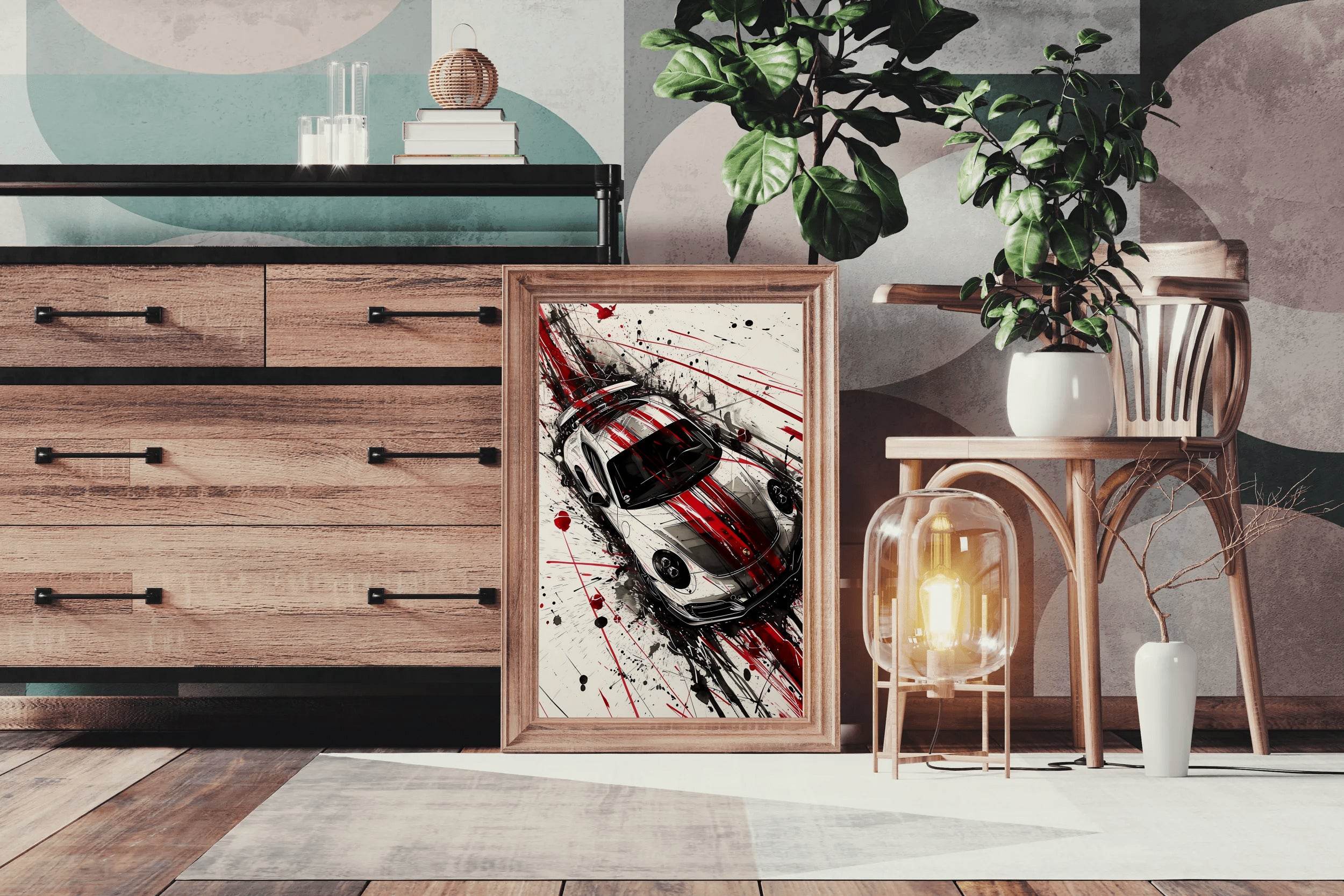 Porsche 911 Hyper-Real Wall Art - beink online art store