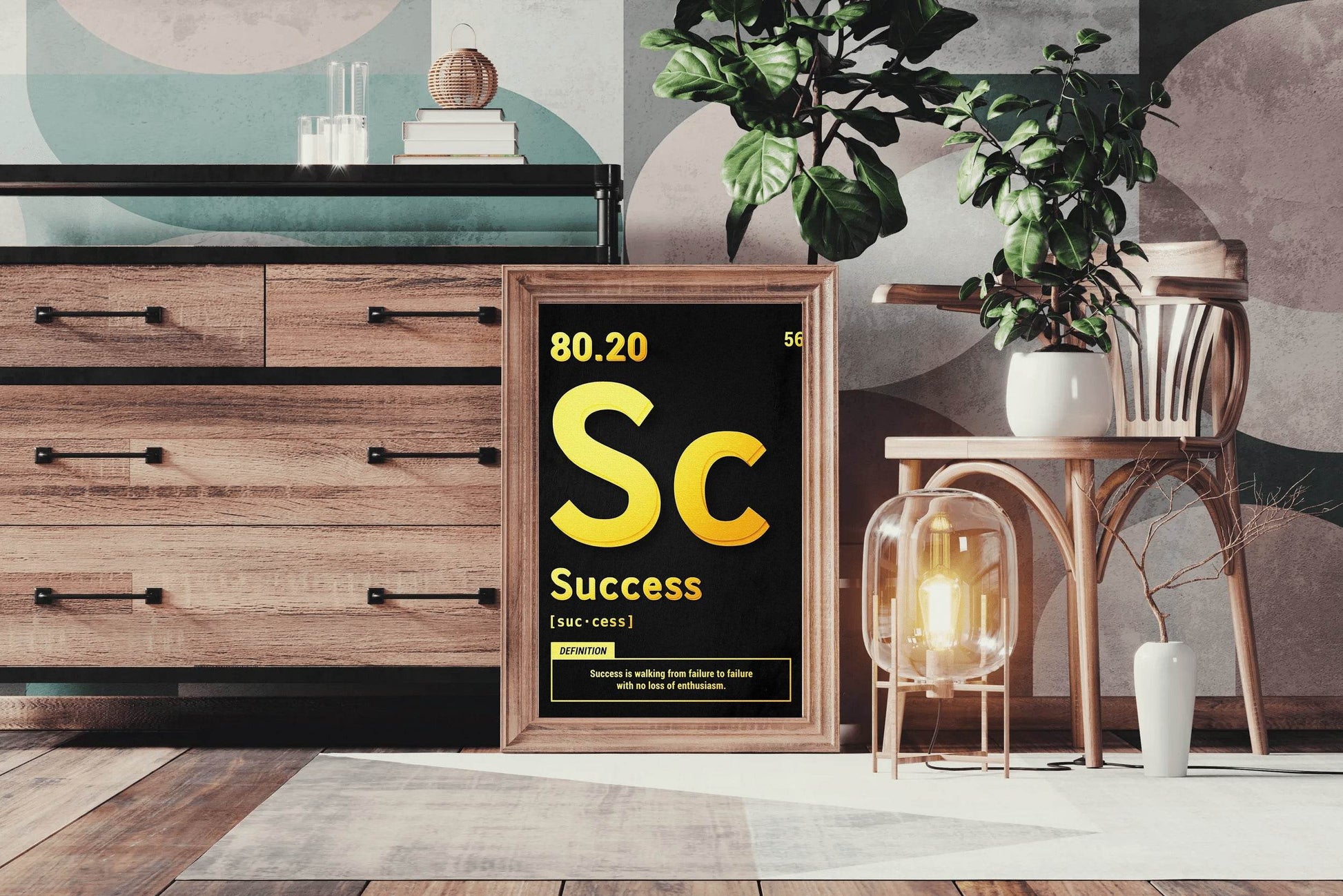 Success 80.20 Rule Motivational Wall Art - beink online art store