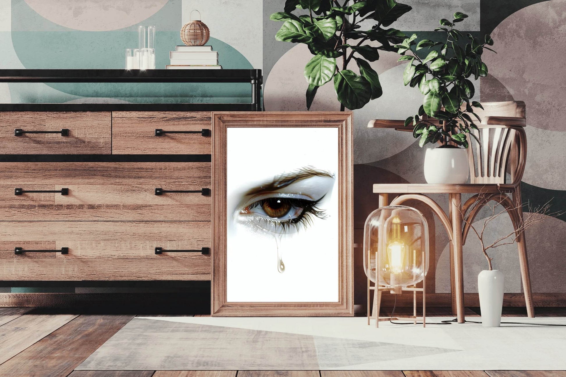 Silent Sorrow Modern Wall Art - beink online art store