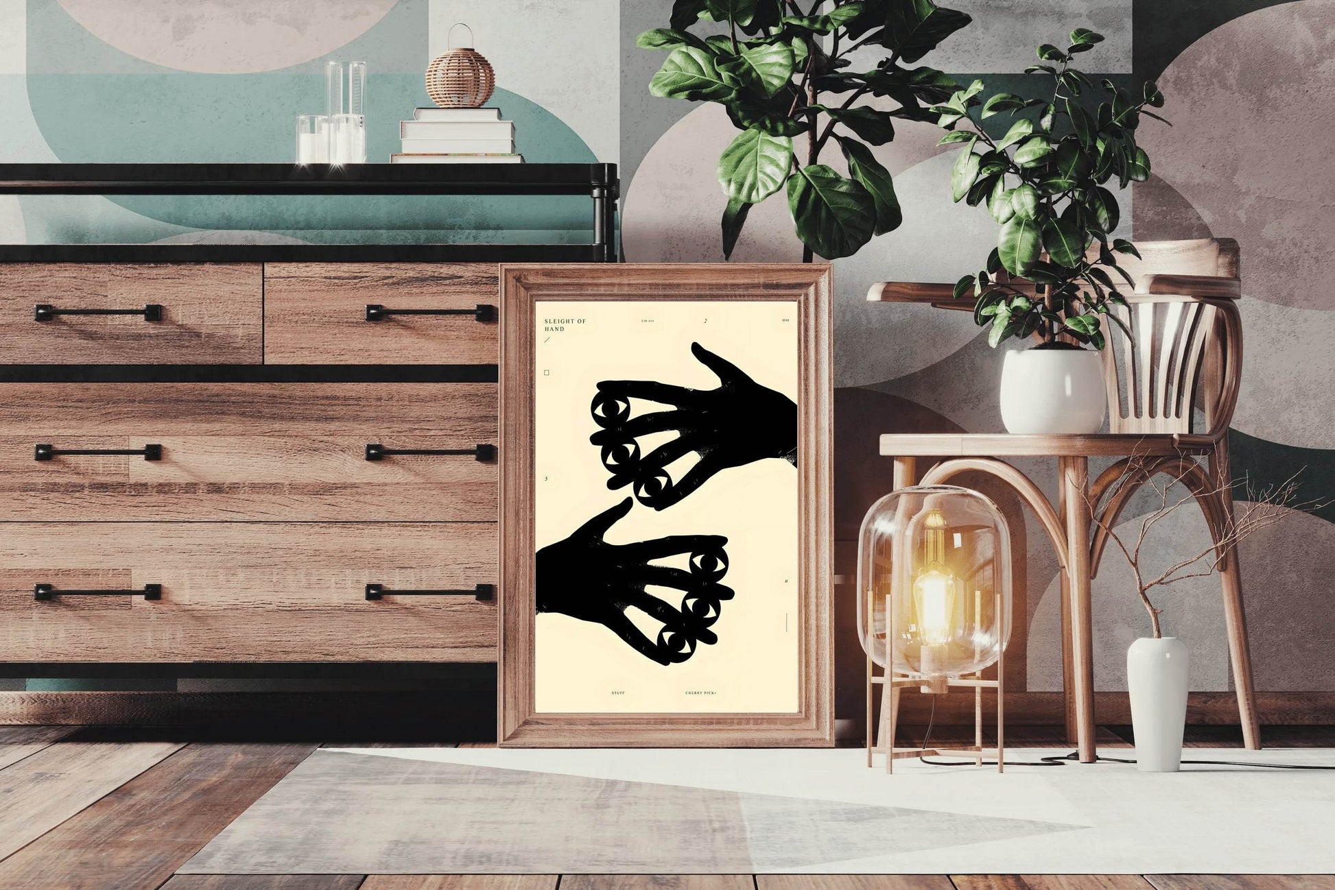 Sleight of Hand Modern Wall Art - beink online art store