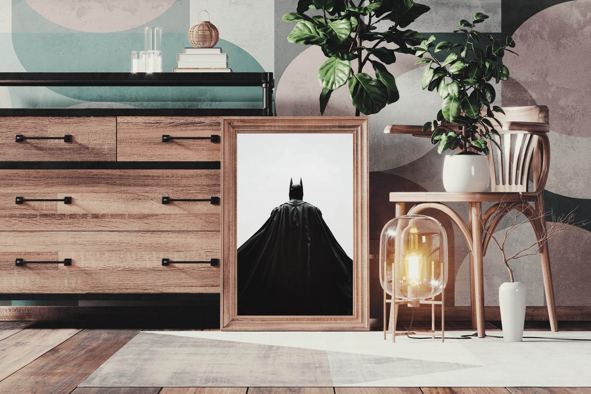 Dark Knight Silhouette Batman Wall Art - beink online art store