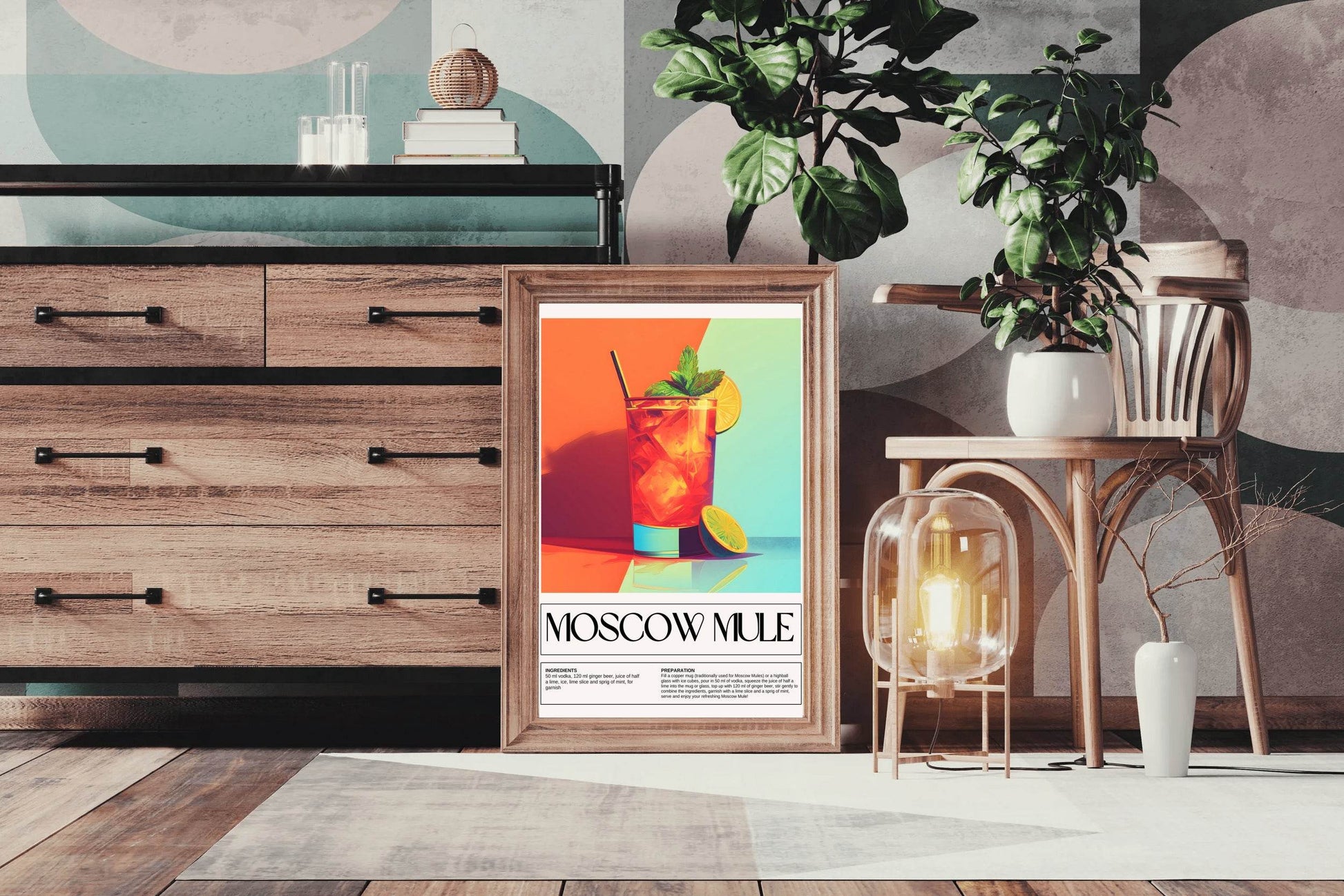 Classic Moscow Mule Wall Art - beink online art store