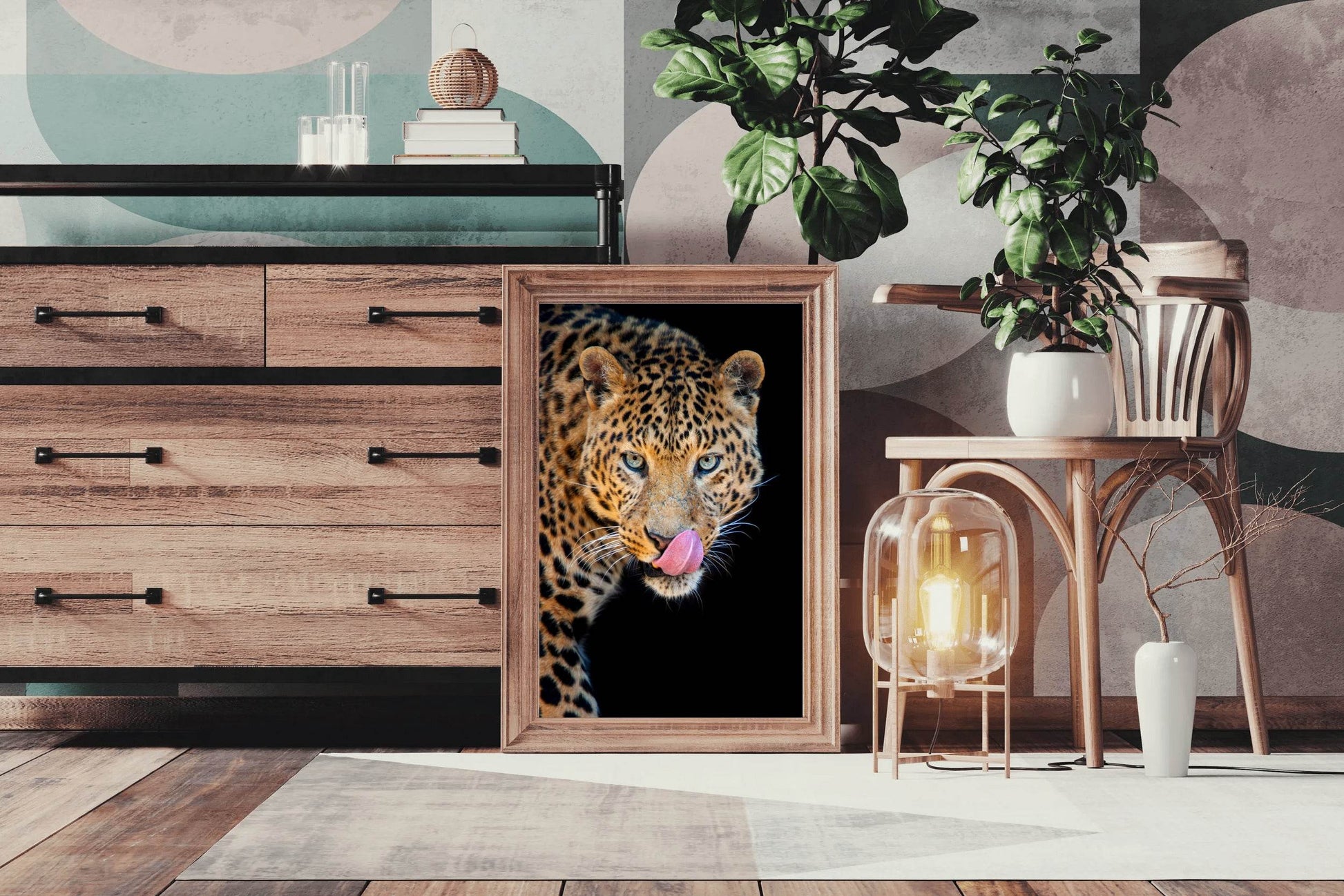 Amur Leopard Animal Wall Art - beink online art store