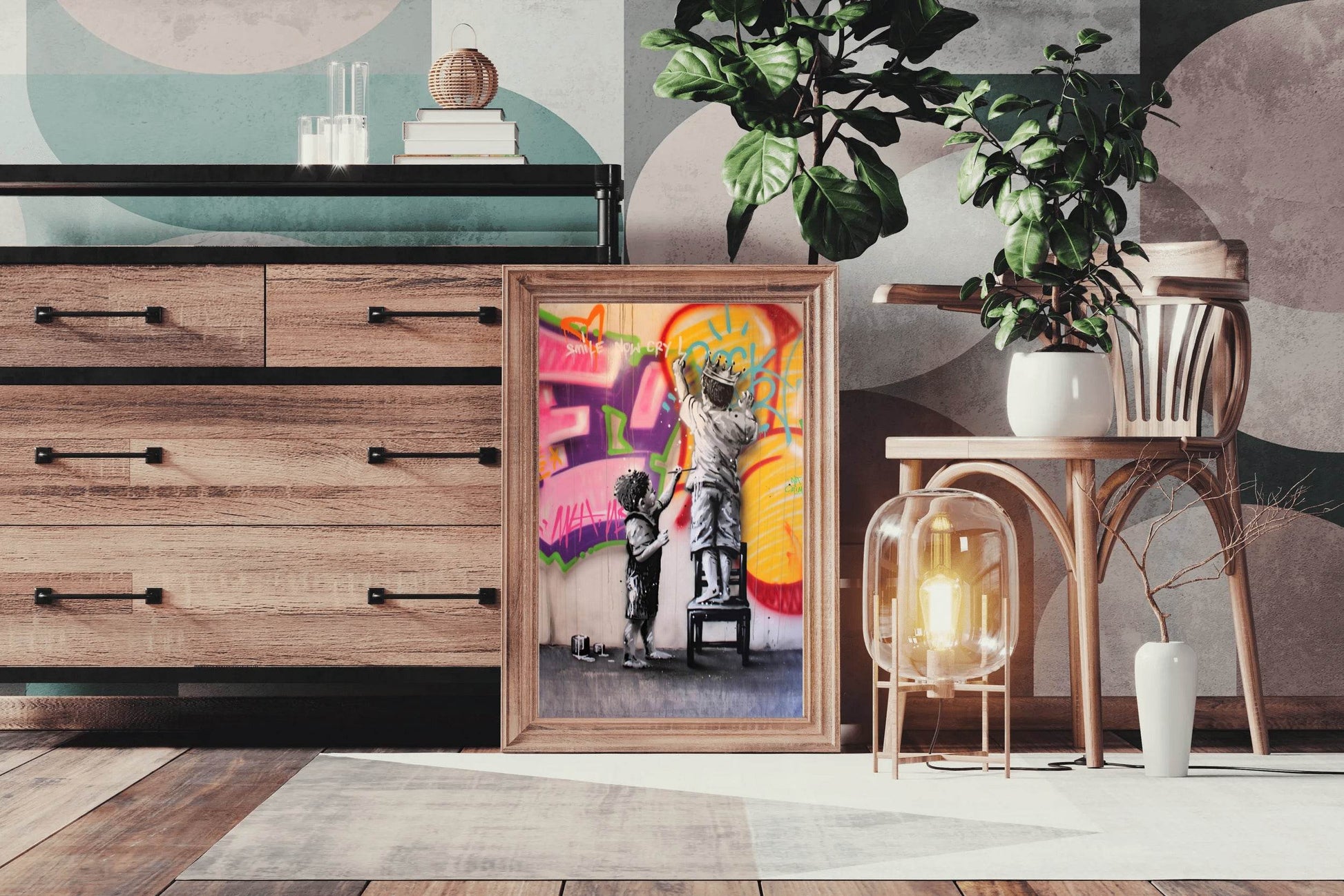 Kids Painting- Mixed Emotions Motivational Wall Art - beink online art store