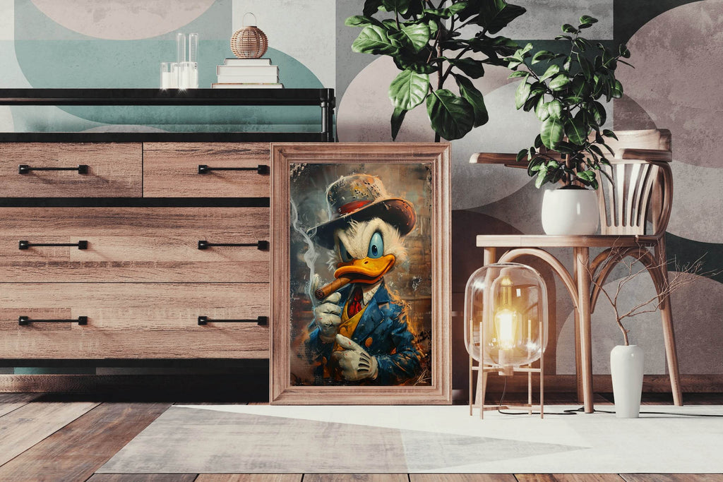 Scroodge McDuck, Dark Edition Wall Art - beink online art store