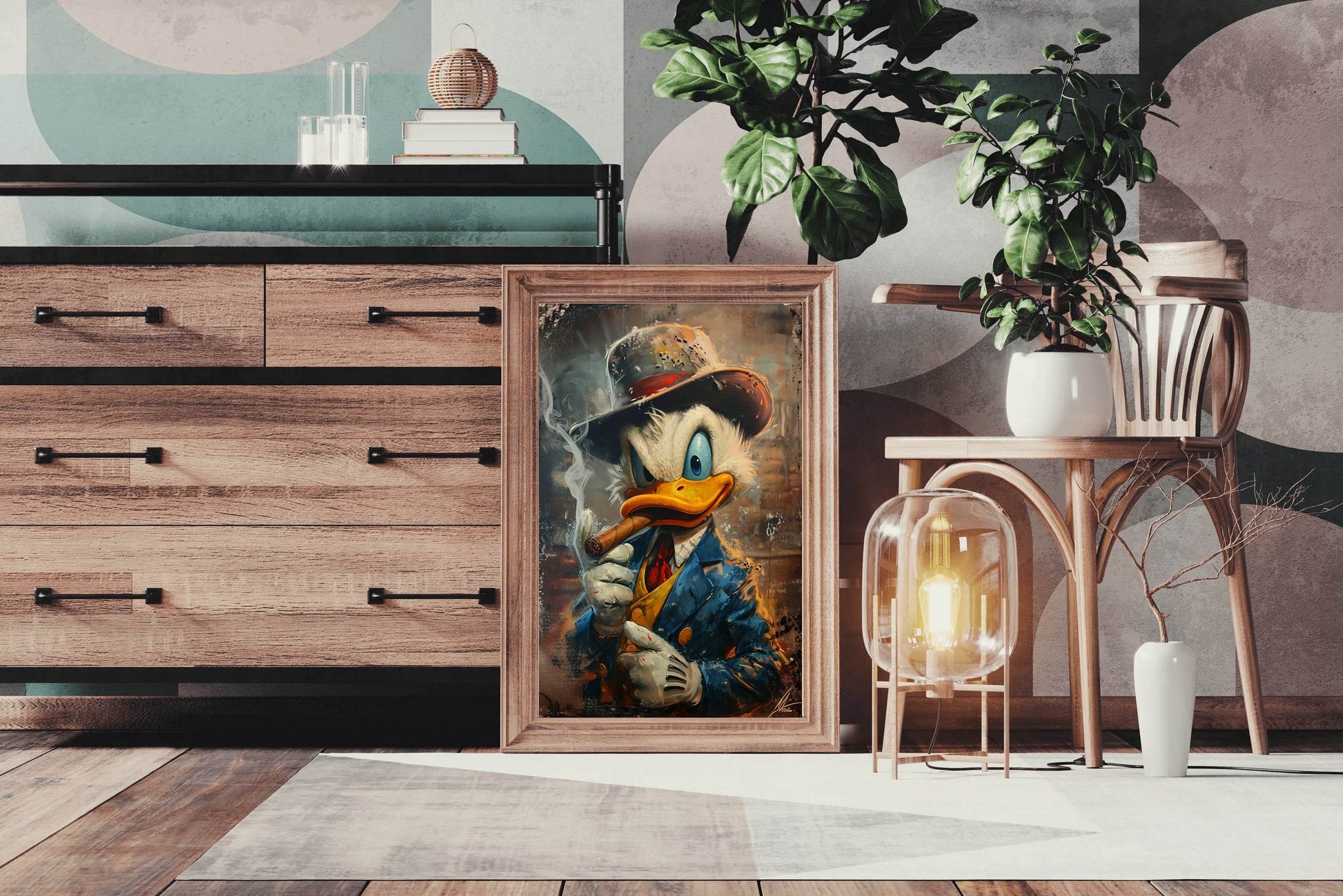 Scroodge McDuck, Dark Edition Wall Art - beink online art store