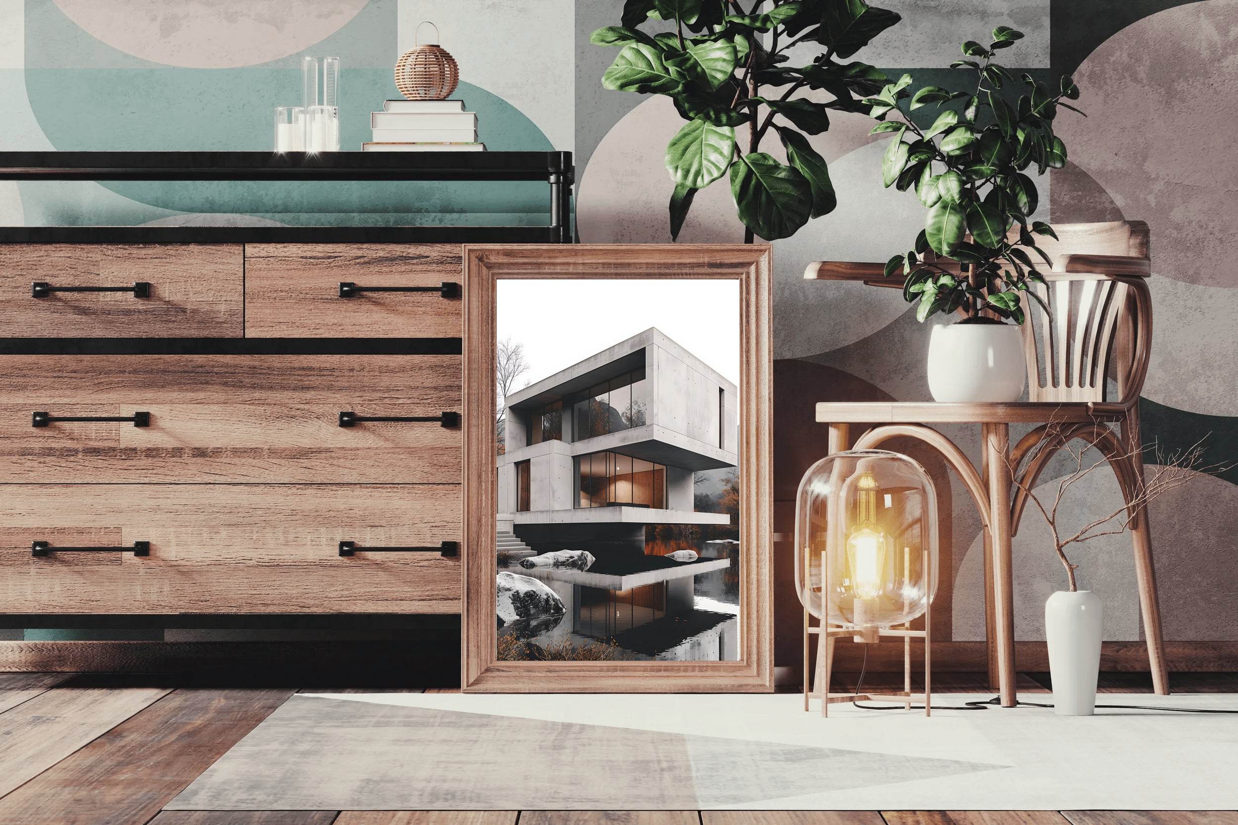 Luxury Terraced House Wall Art - beink online art store