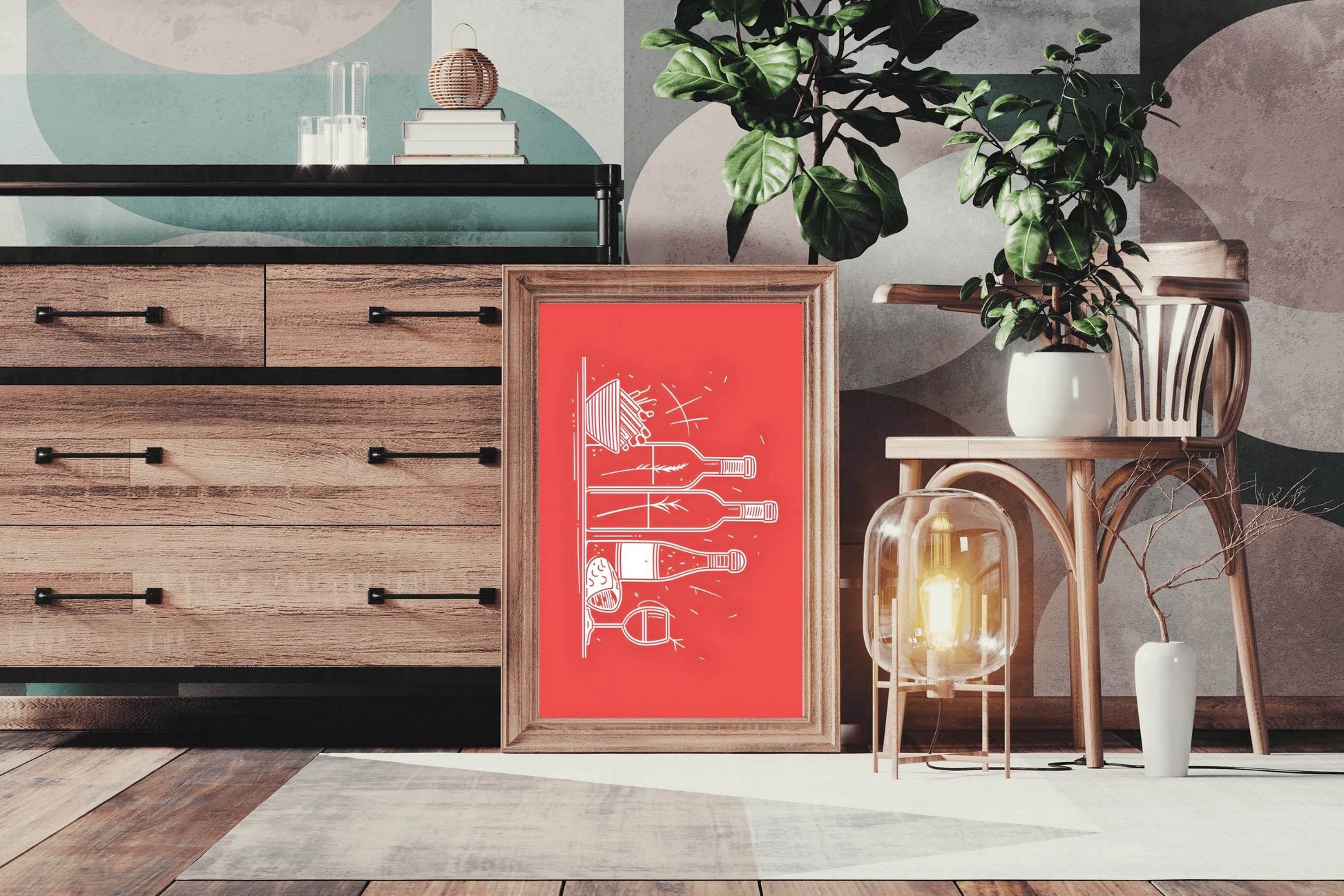 Painting Drink Bottles Wall Art - beink online art store
