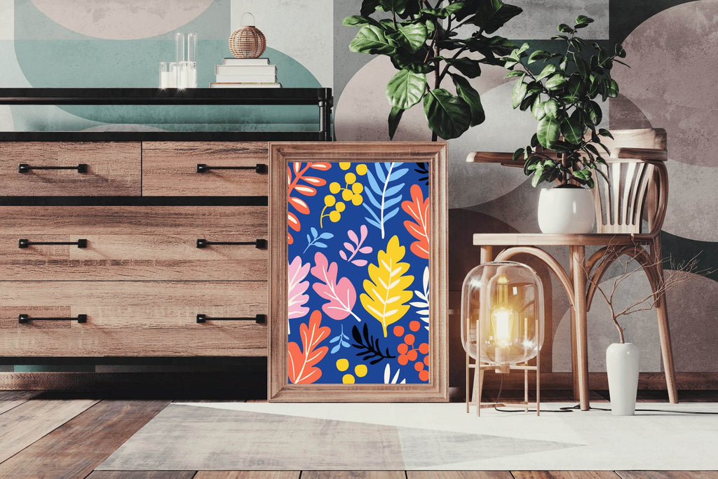 Different Colorful Leaves Wall Art - beink online art store