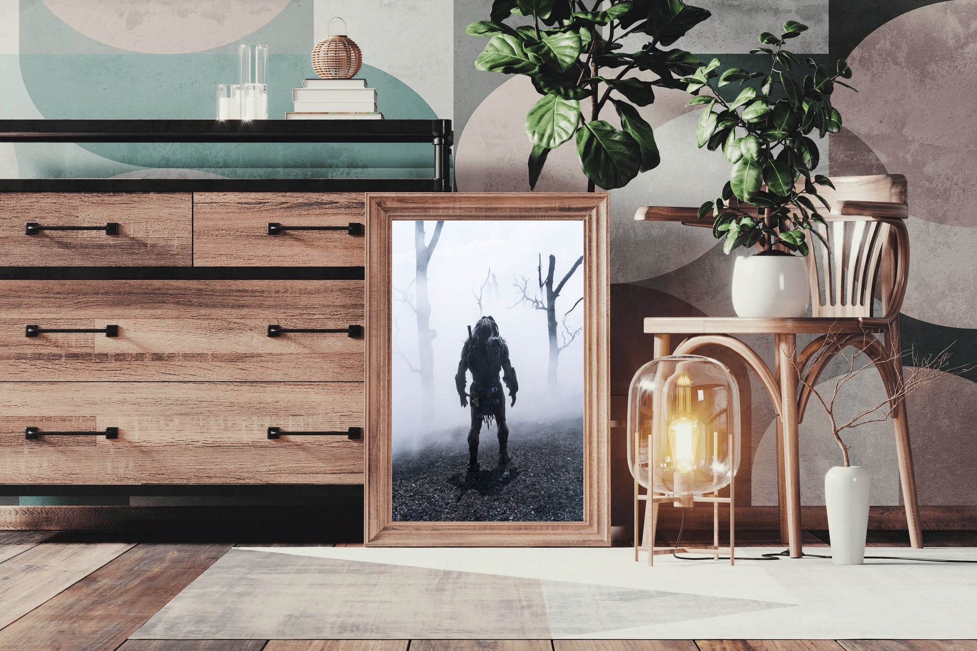 Prey Character in Woods Wall Art - beink online art store