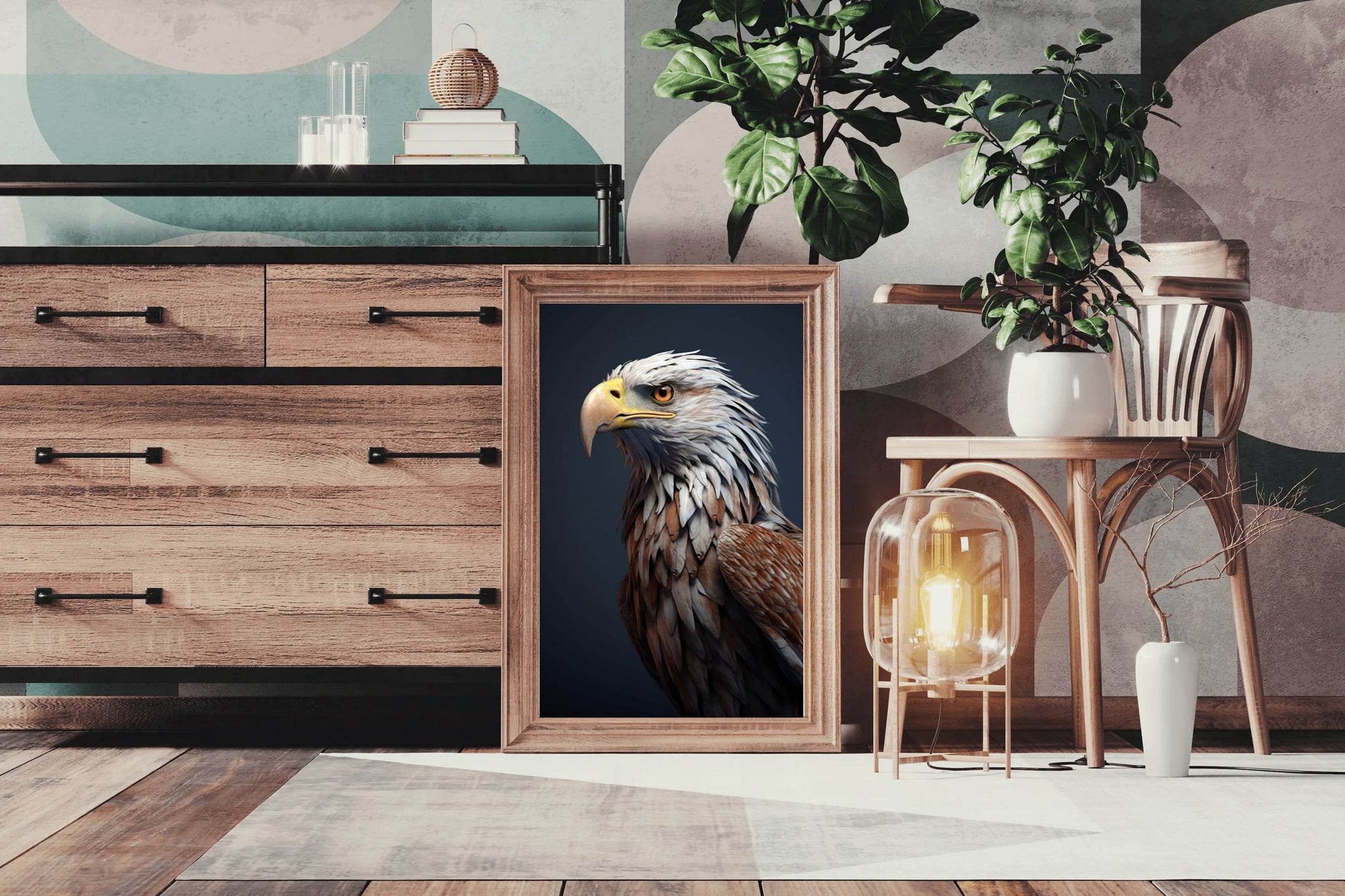 Bald Eagle Bird Wall Art - beink online art store