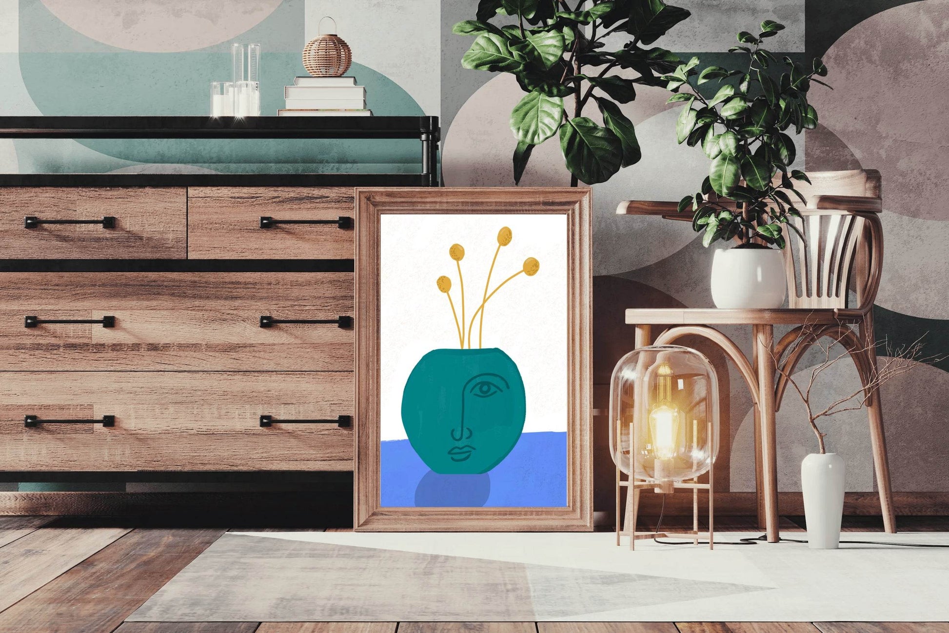 Matisse Style Vase Poster Wall Art - beink online art store