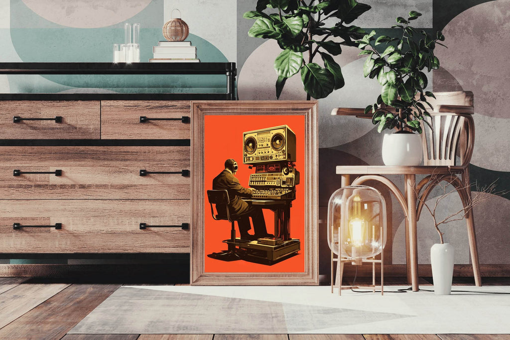Radio Technology Integration System Wall Art - beink online art store