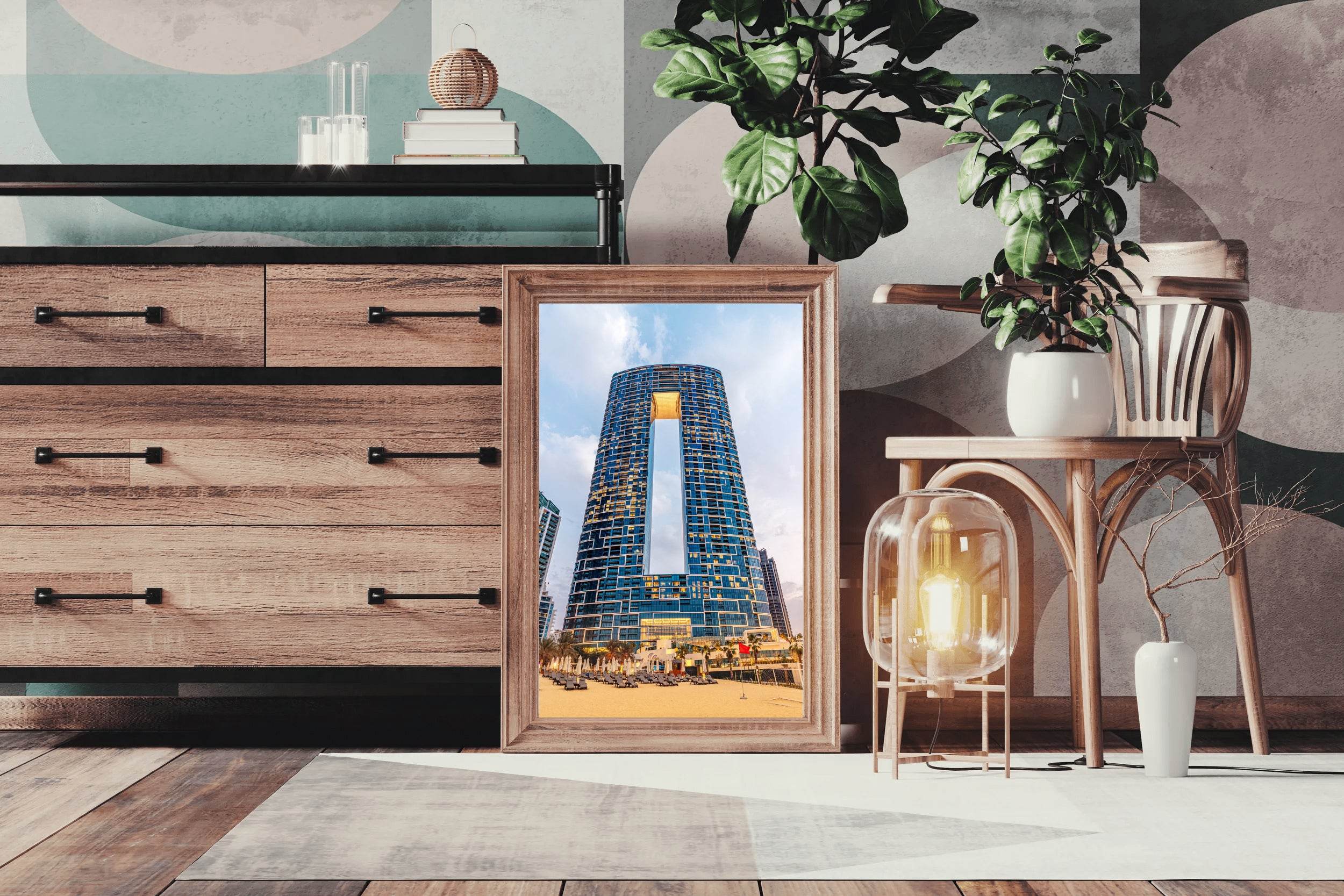 Skyward Arch Tower Wall Art - beink online art store