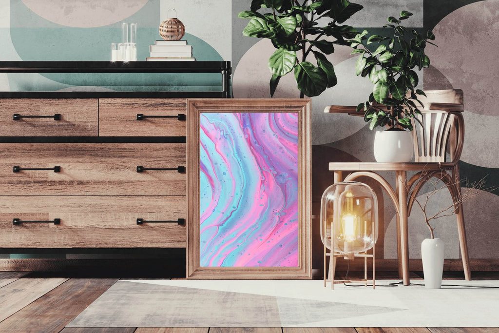Water Color Fluid Abstract Wall Art - beink online art store
