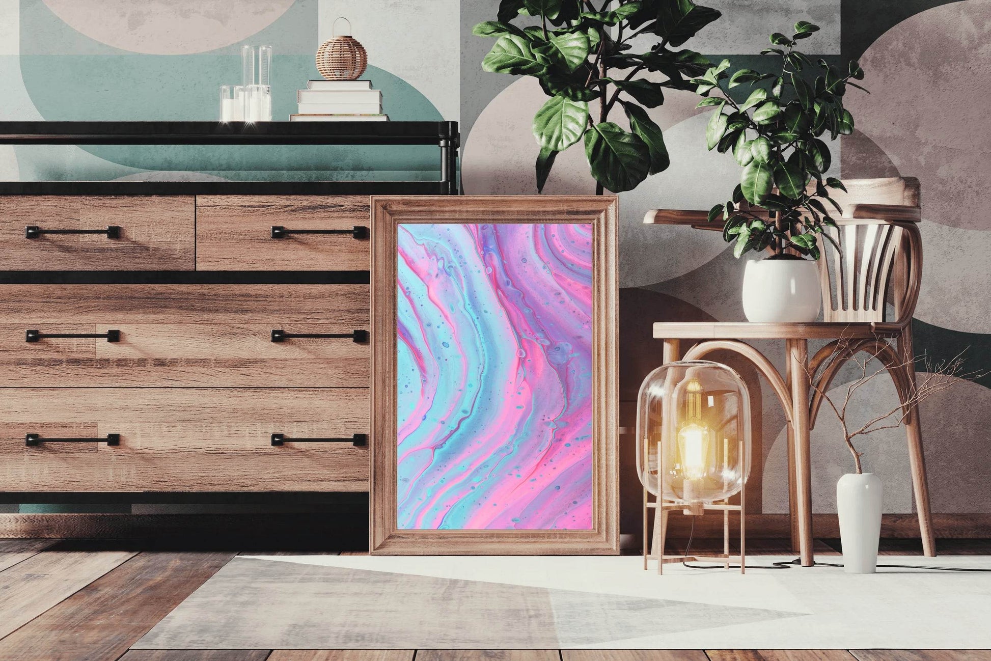 Water Color Fluid Abstract Wall Art - beink online art store