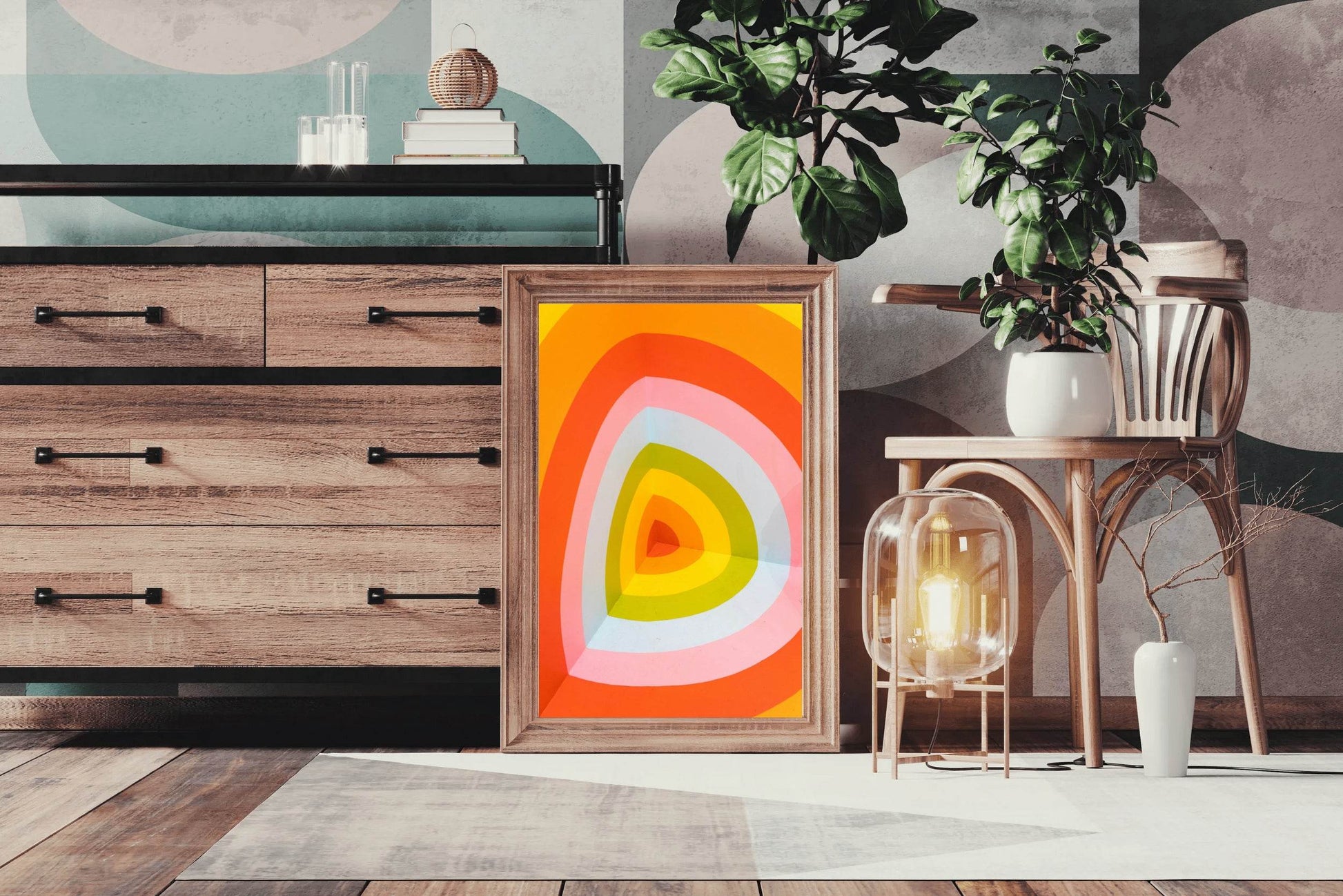 Colorful Paper Abstract Wall Art - beink online art store