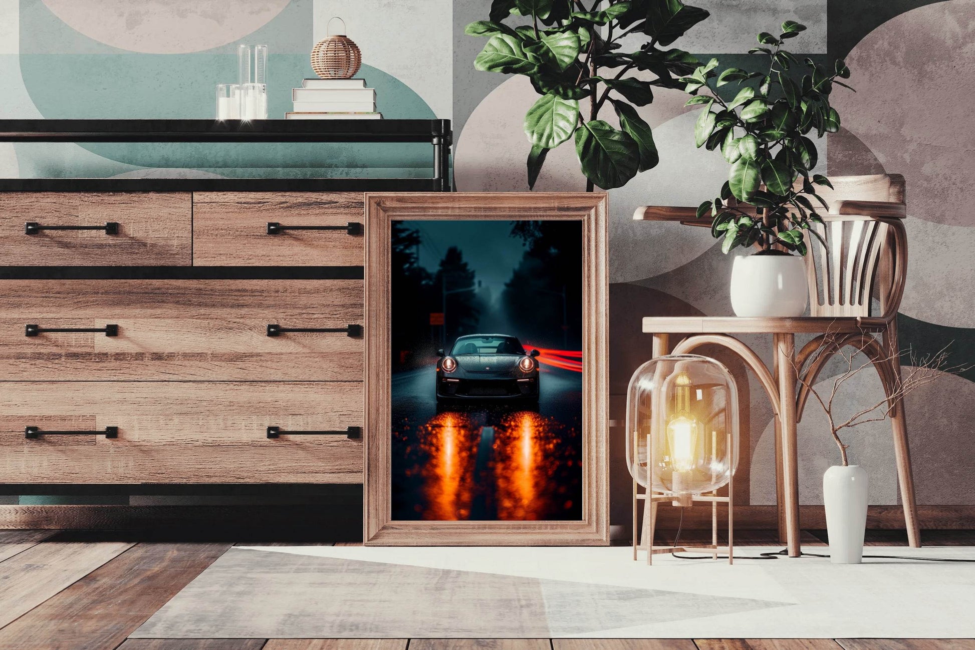 Dark Green Porsche 911 RS Wall Art - beink online art store