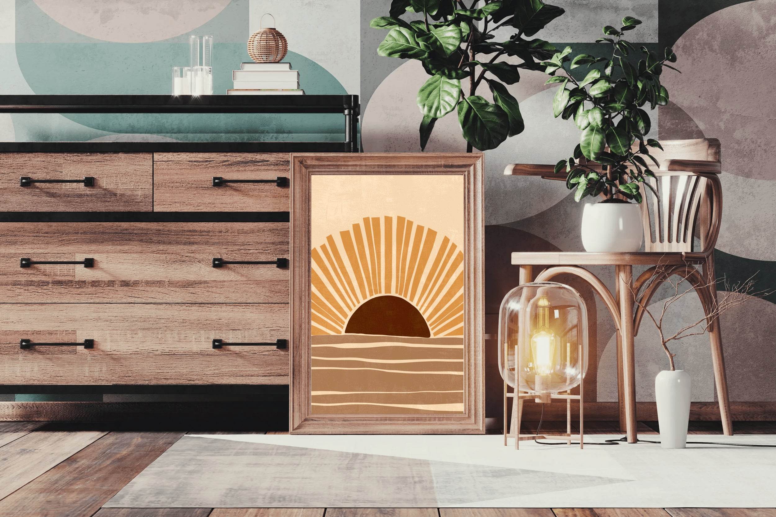 Sunrise Fantasy Painting Wall Art - beink online art store