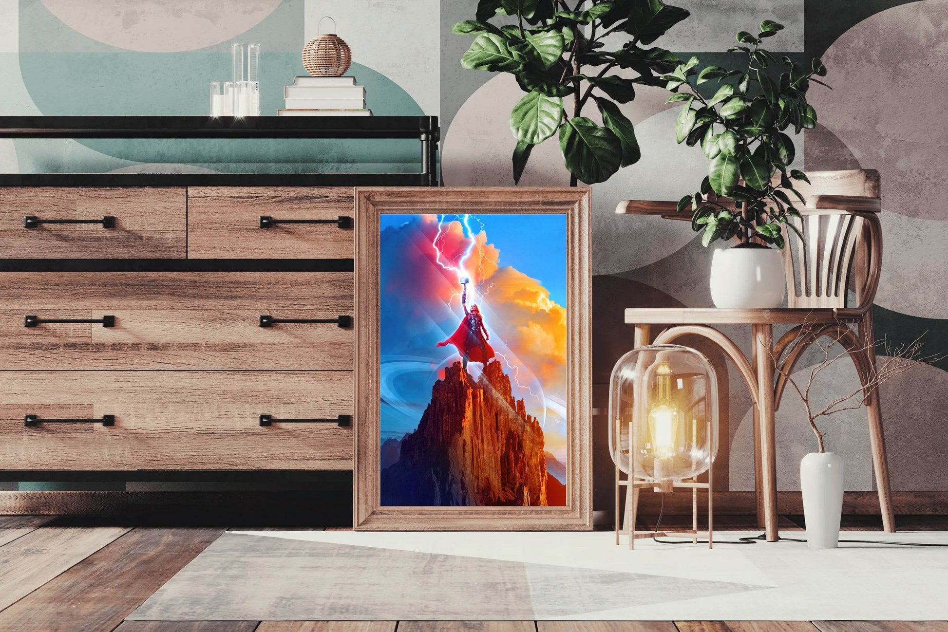 Jane Foster Lady Thor Takes the Mantle Wall Art - beink online art store
