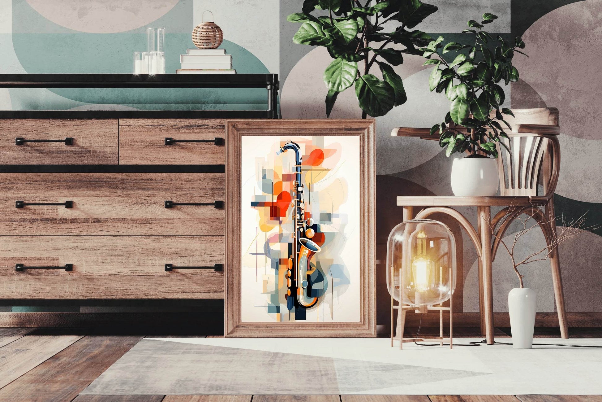 Violin Watercolor Painting Wall Art - beink online art store
