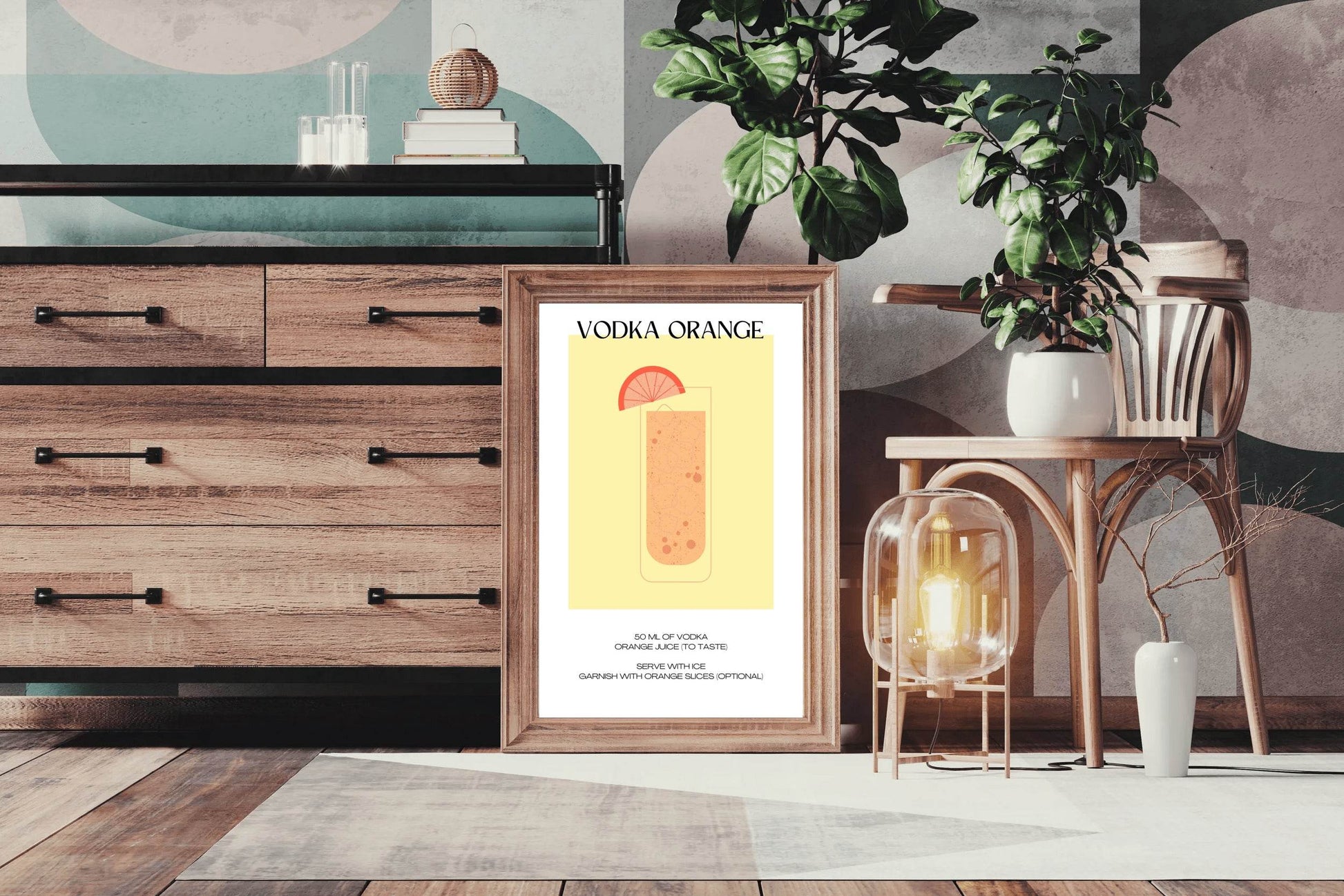 Vodka Orange Wall Art - beink online art store