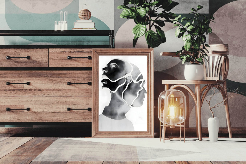 Fragmented Identity Modern Wall Art - beink online art store