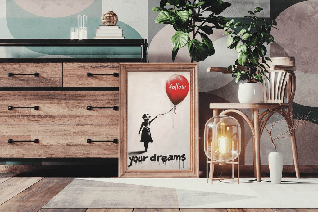Banksy's Balloon Girl Wall Art - beink online art store