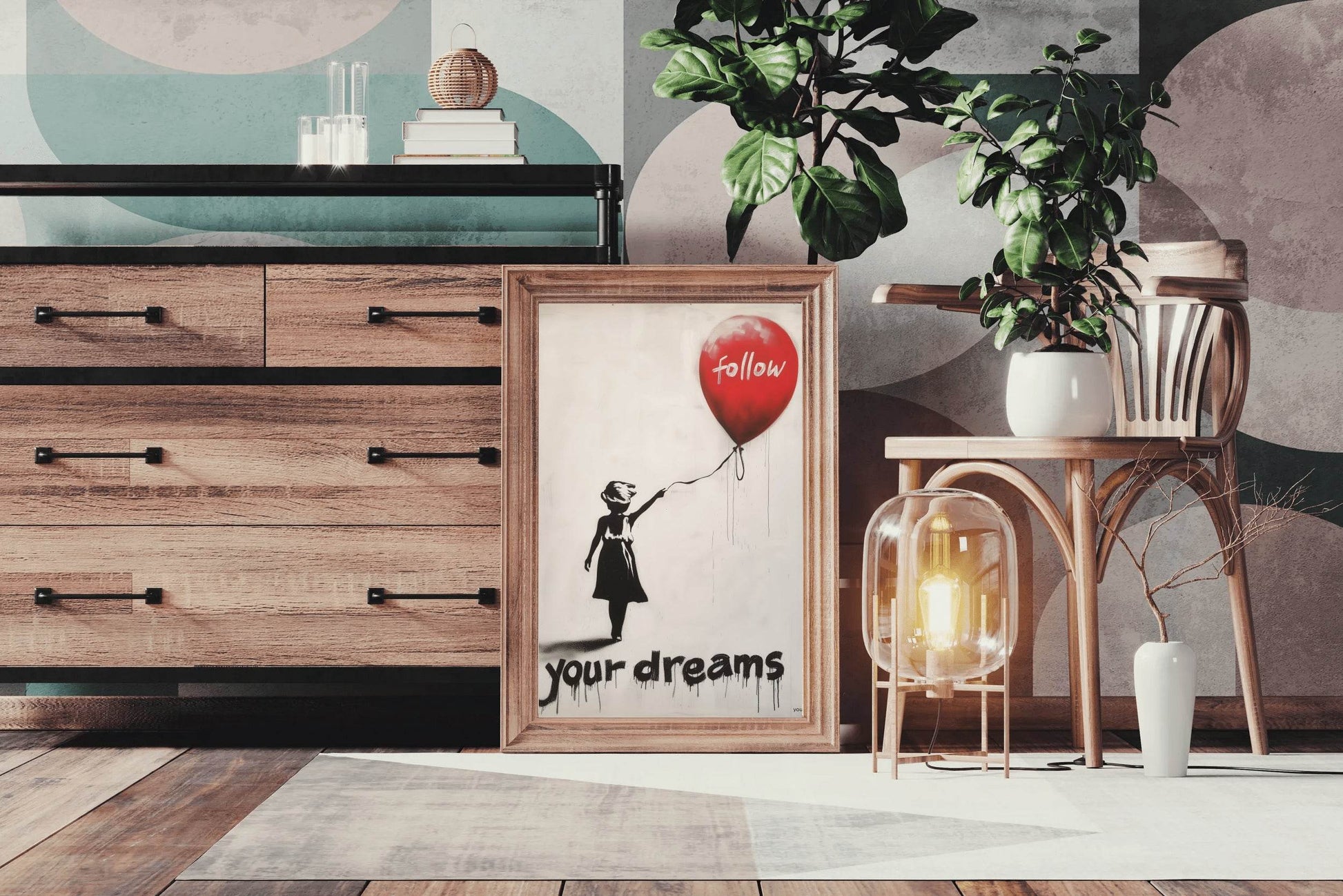 Banksy's Balloon Girl Wall Art - beink online art store