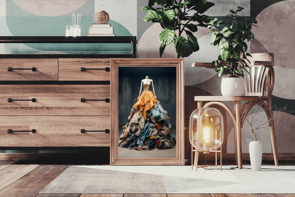 Colorful Clothes On Mannequins Wall Art - beink online art store