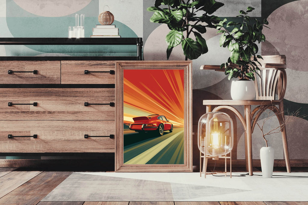 Porsche 911 Sports Wall Art - beink online art store