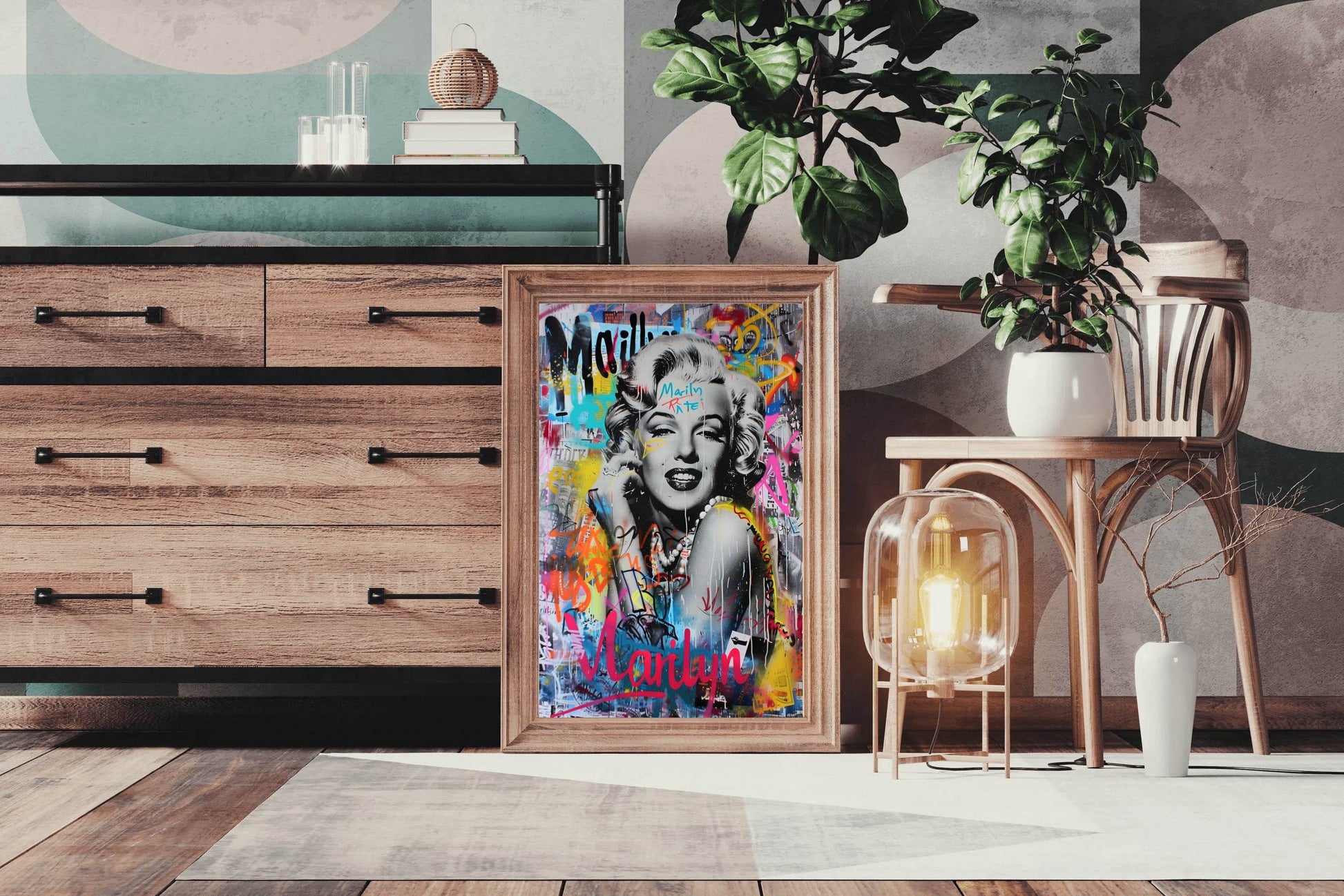 Marilyn Graffiti Wall Art - beink online art store