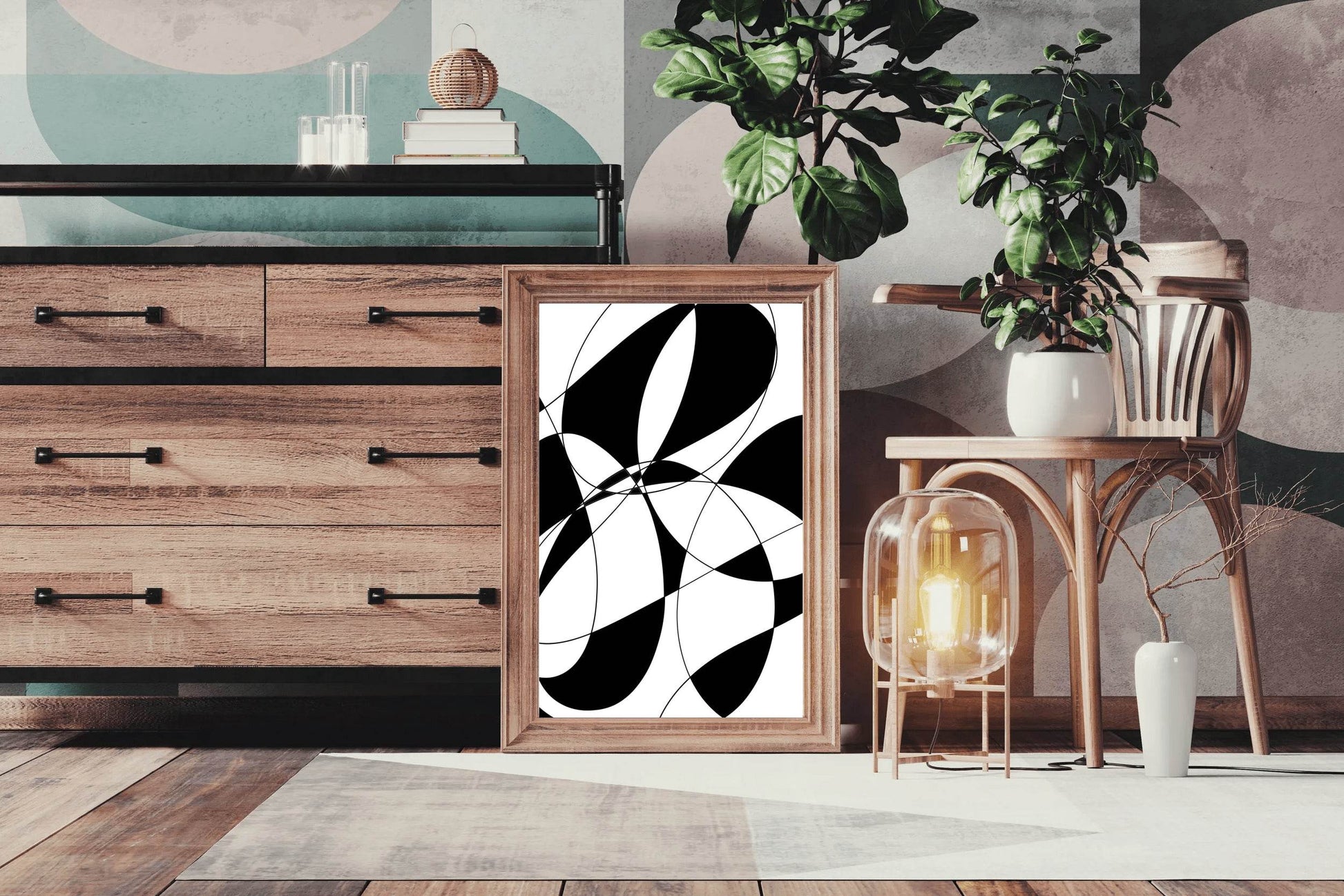 Checkered Pattern Wall Art - beink online art store