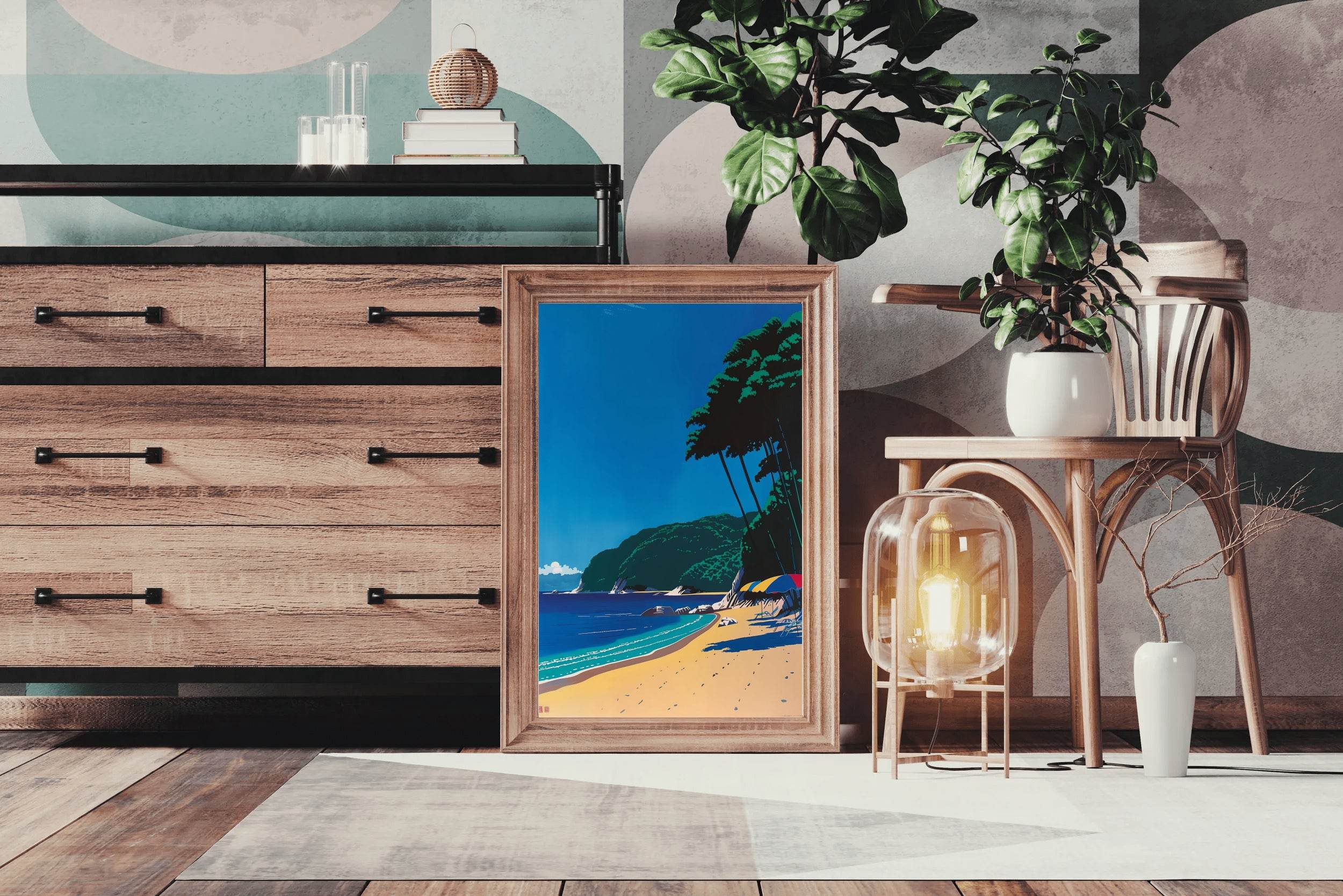 Coastal Bliss Modern Wall Art - beink online art store