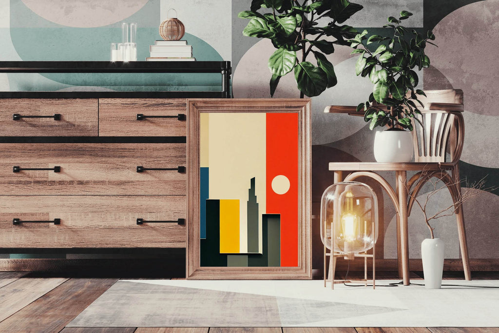 Creative Geometric Shape Abstract Wall Art - beink online art store