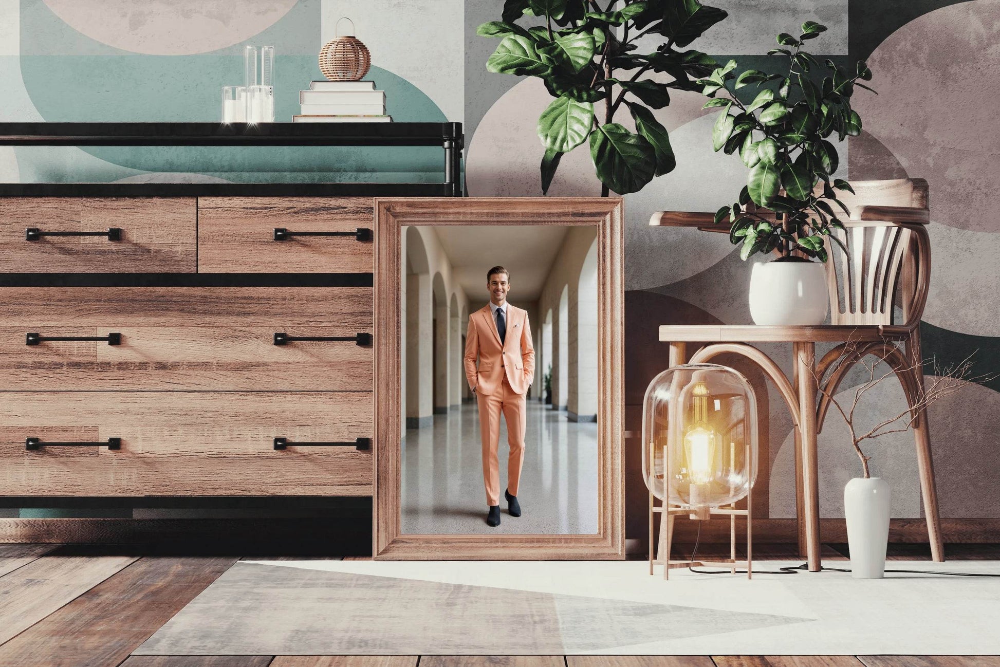 Men Formal Suit Wall Art - beink online art store