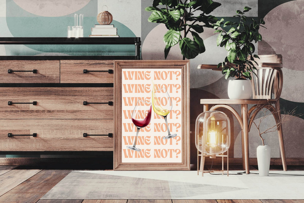 Wine Not Wall Art - beink online art store
