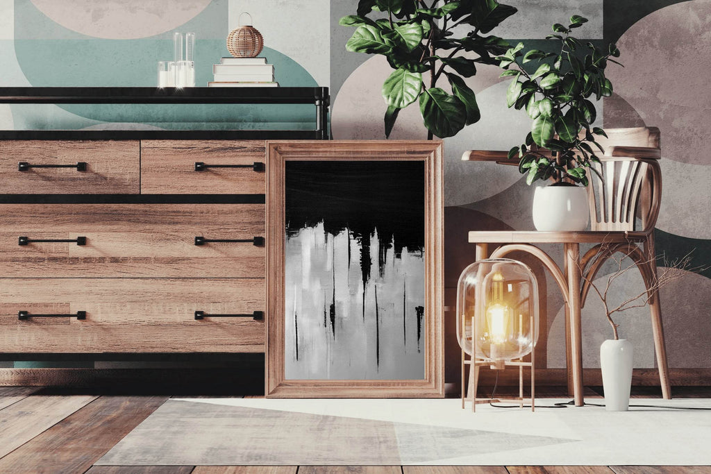 Black and White Abstract Wall Art - beink online art store